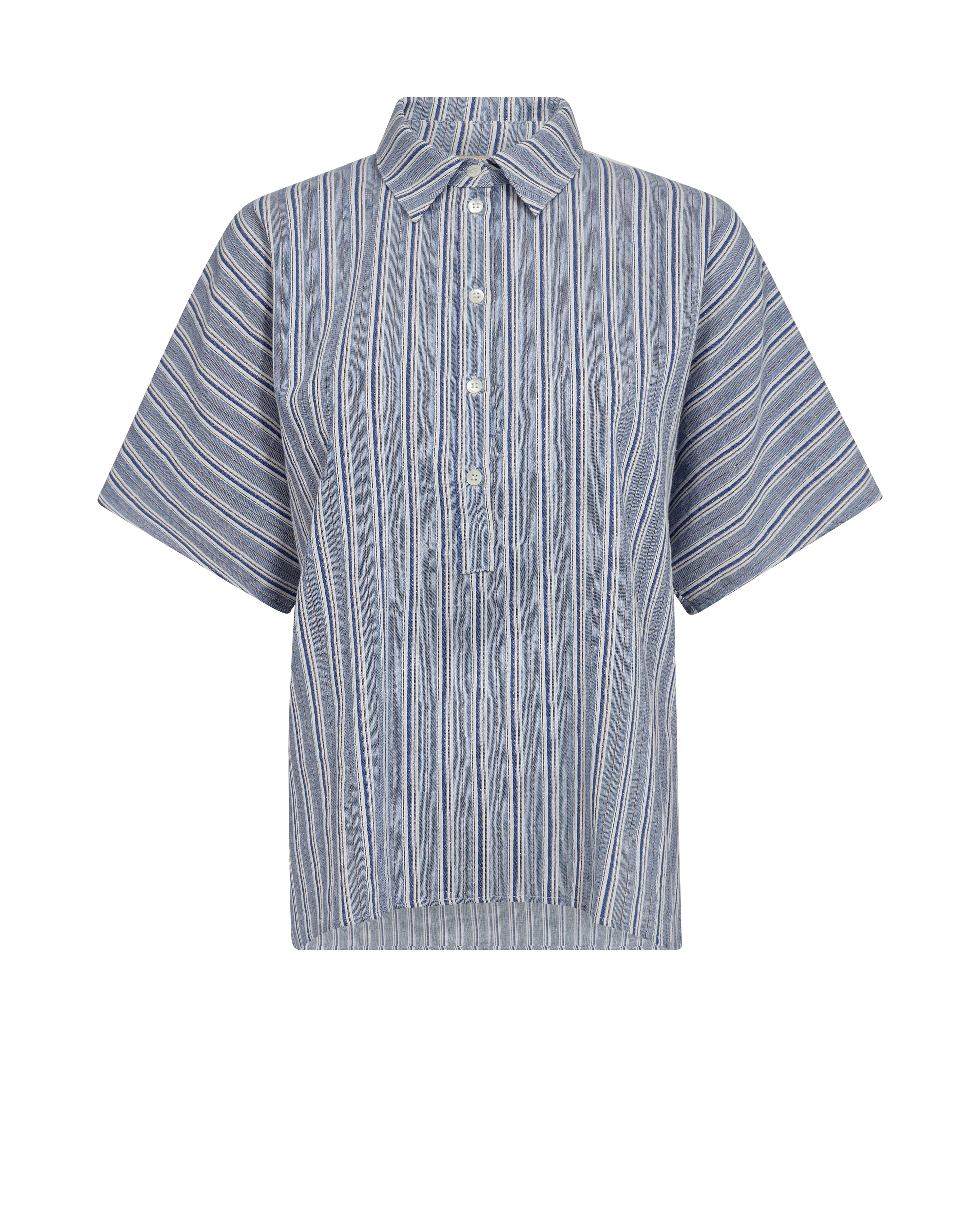 MMLowana Friz Stripe Blouse-Skjorte-Mos Mosh-Aandahls