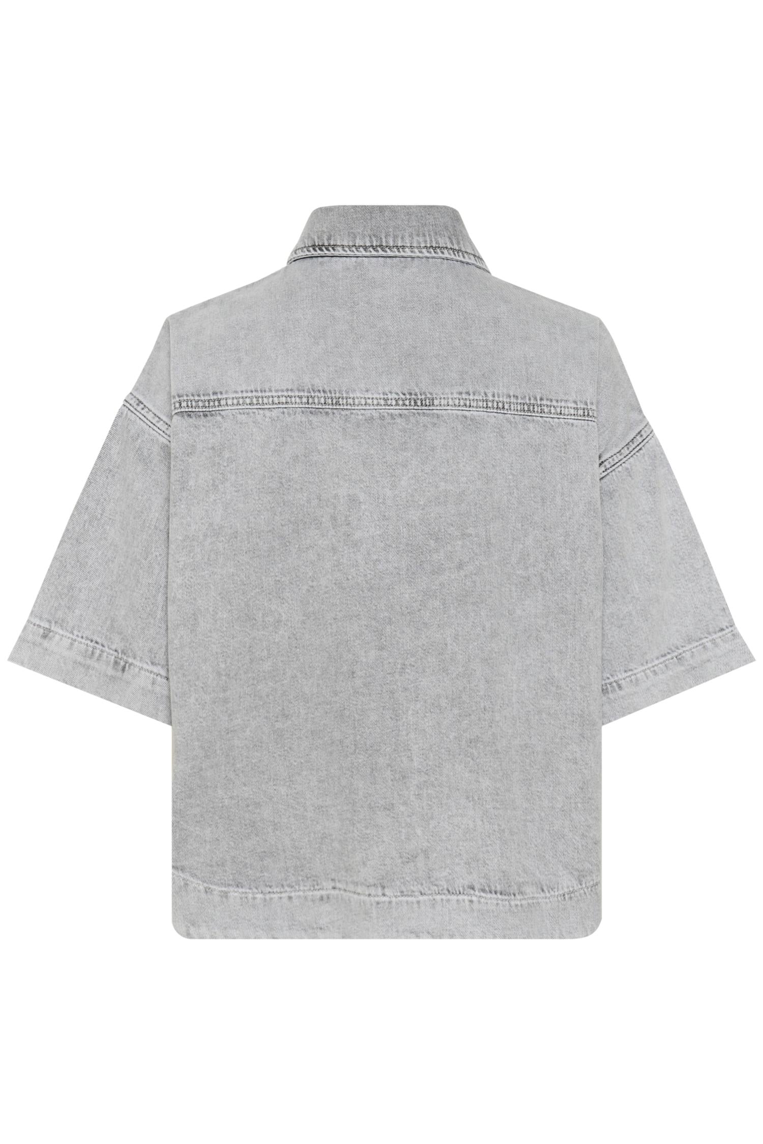 MaloMW143 Boxy Short Shirt-Skjorte-My Essential Wardrobe-Aandahls