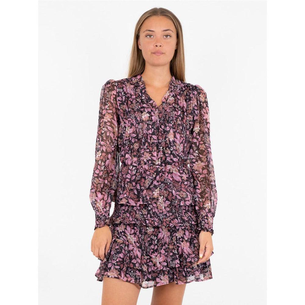 Mata botanic dream blouse-Bluser-Neo Noir-Aandahls