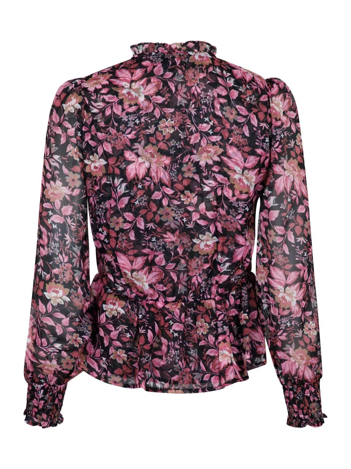 Mata botanic dream blouse-Bluser-Neo Noir-Aandahls