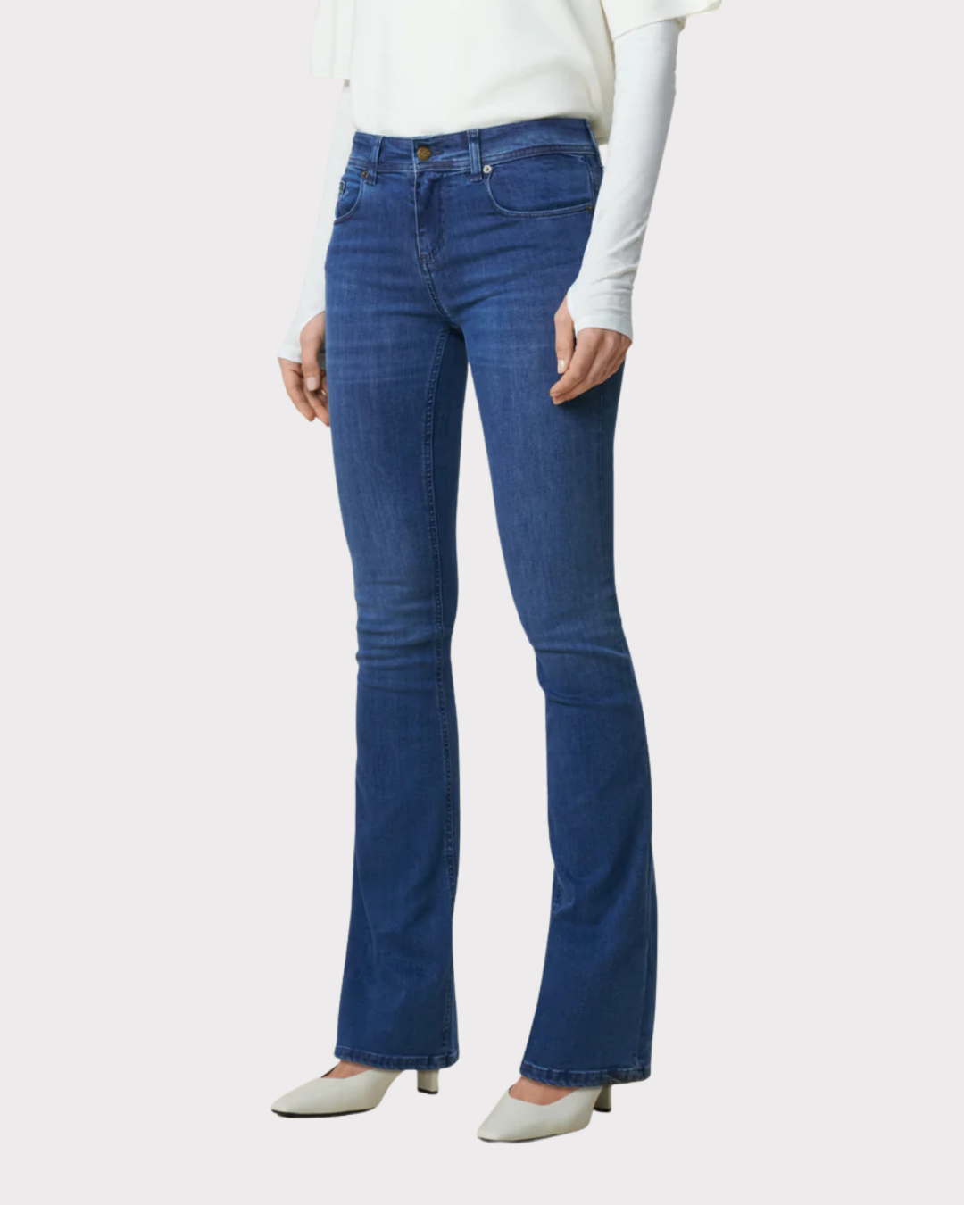 Melrose Leia Teal-Jeans-LOIS-Aandahls
