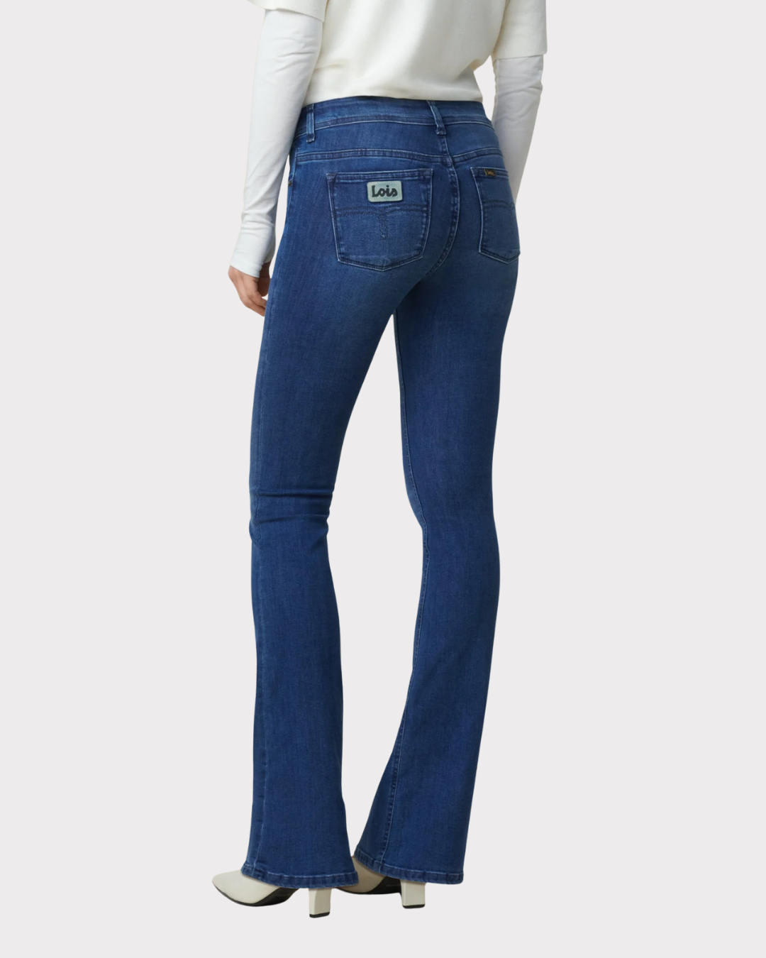 Melrose Leia Teal-Jeans-LOIS-Aandahls