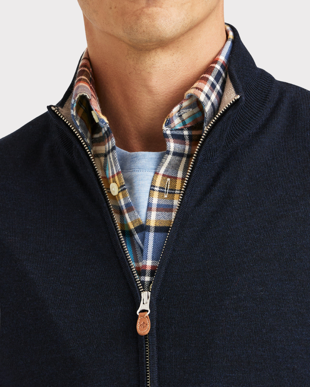 Merino zip vest-Genser-Morris-Aandahls