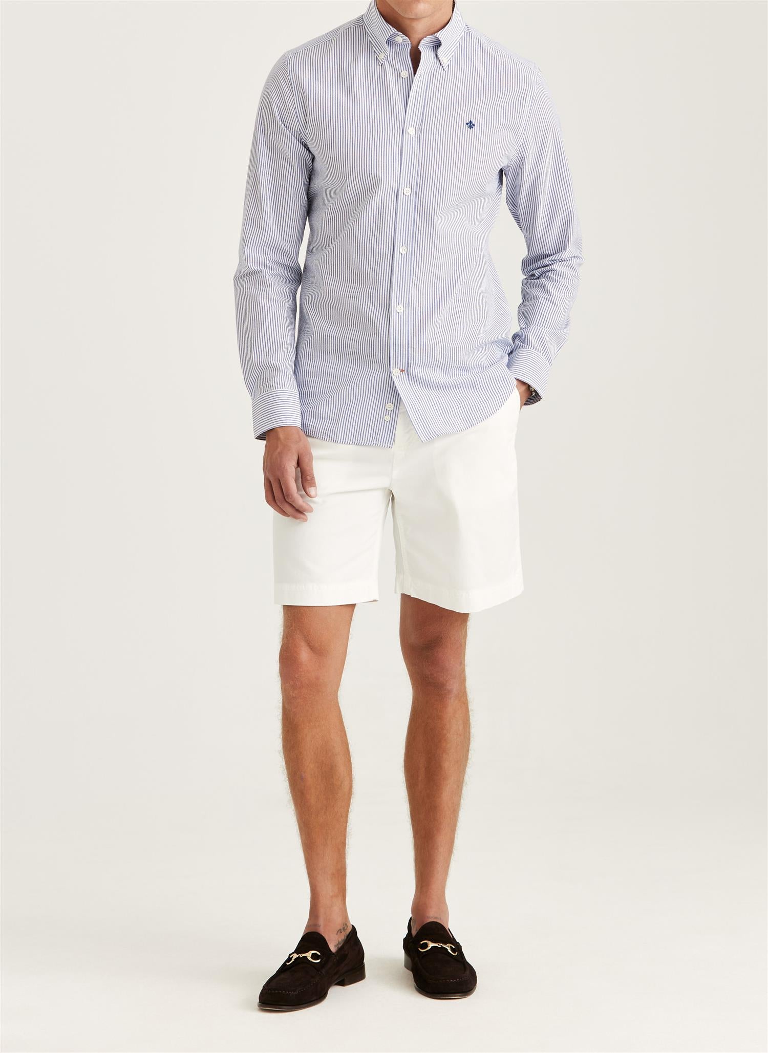 Morris Seersucker Shirt-Slim Fit-Skjorte-Morris-Aandahls
