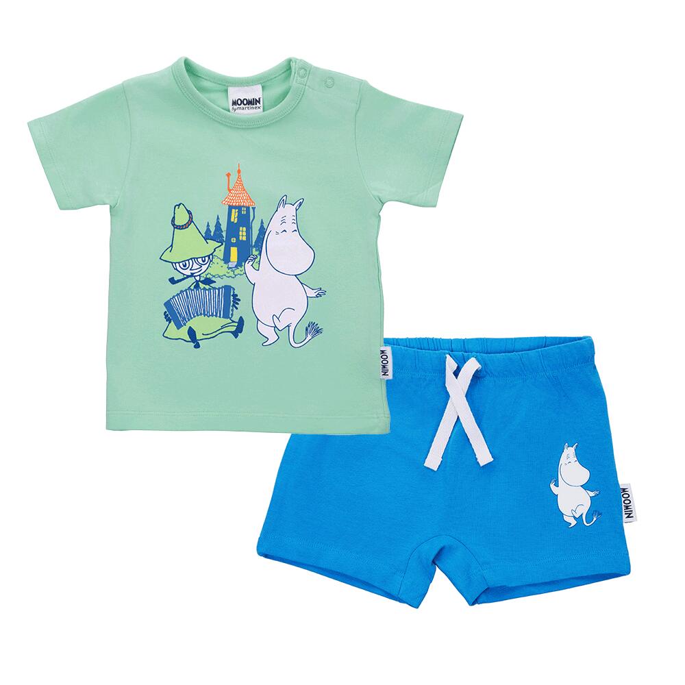 Mummi Trubadur shorts sett-T-shirt-Moomin-Aandahls