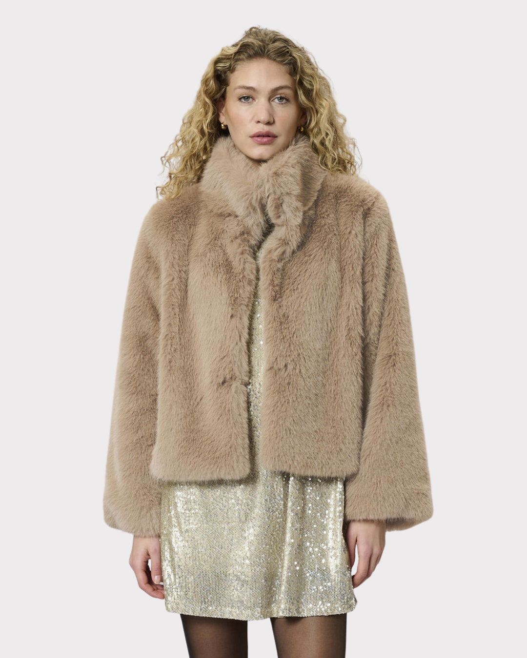 Mwalexa Fur Jacket-Yttertøy-My Essential Wardrobe-Aandahls