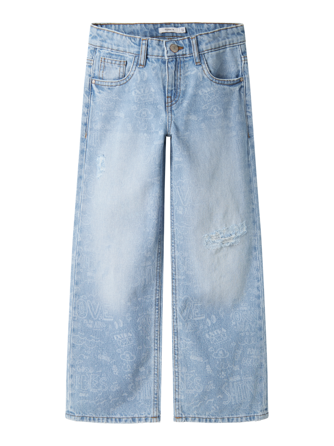 NKFROSE WIDE JEANS 4233-AP D-Jeans-Name it-Aandahls
