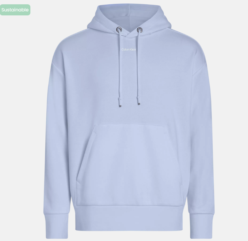 Nano Logo Cotton Modal Hoodie-Genser-Calvin Klein-Aandahls