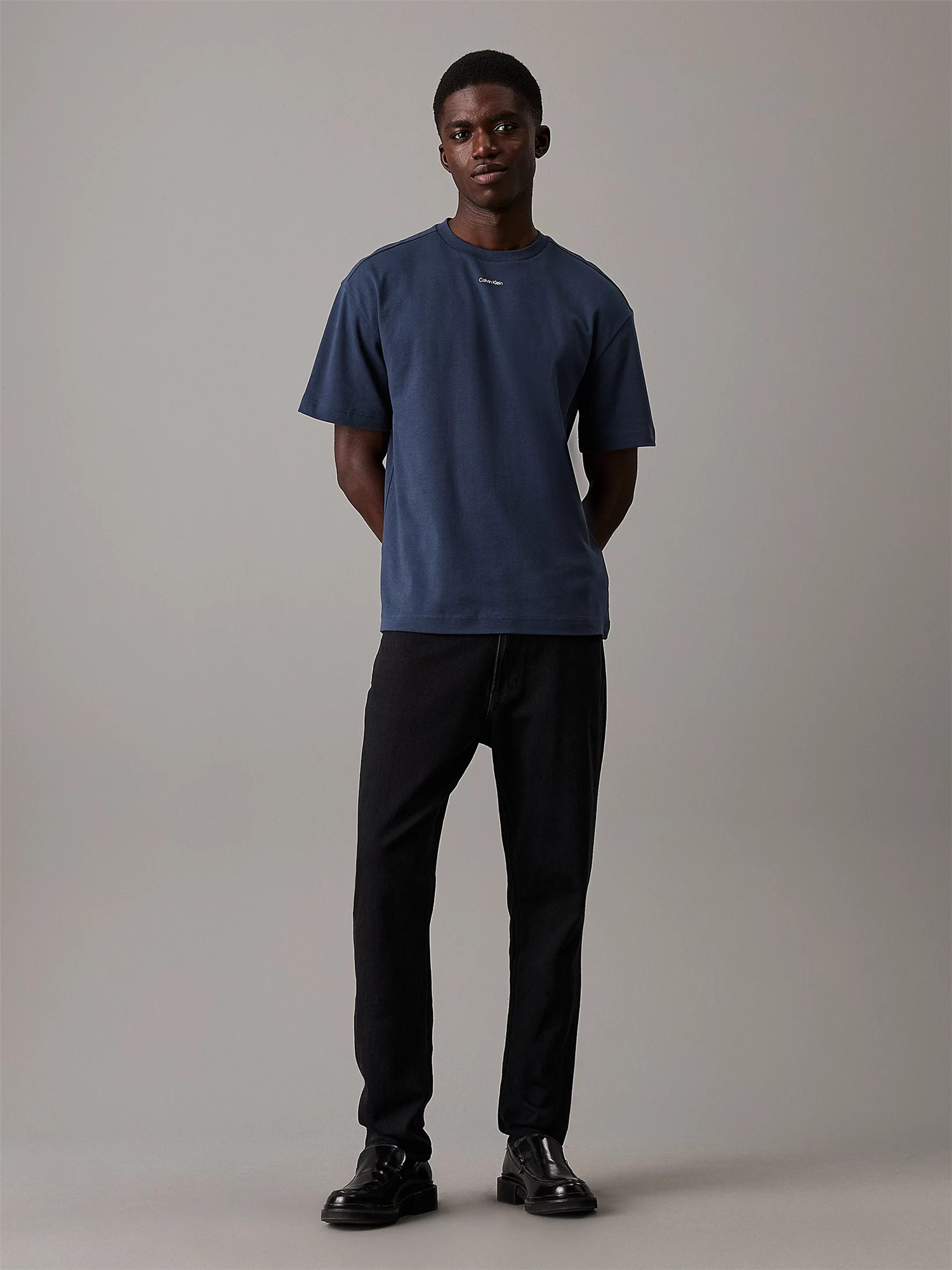 Nano Logo Interlock T-shirt-T-shirt-Calvin Klein-Aandahls