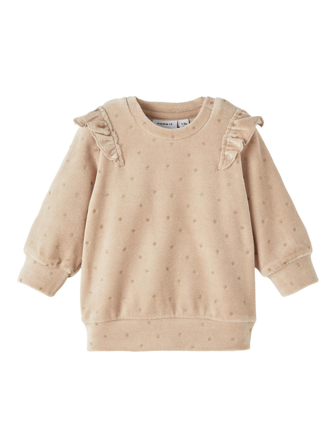 Nbfnoya ls velour-Sweat-Name it-Aandahls
