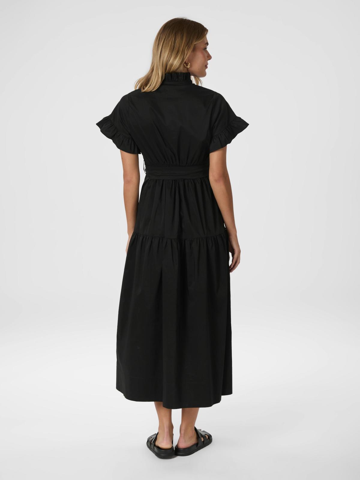 Nellie poplin dress-Kjole-Neo Noir-Aandahls