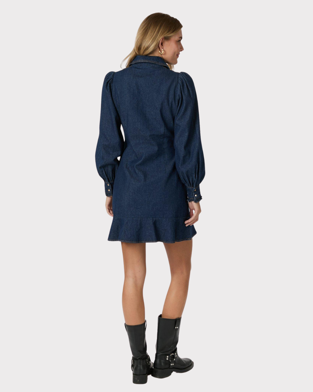 Nikko Denim dress-Kjole-Neo Noir-Aandahls