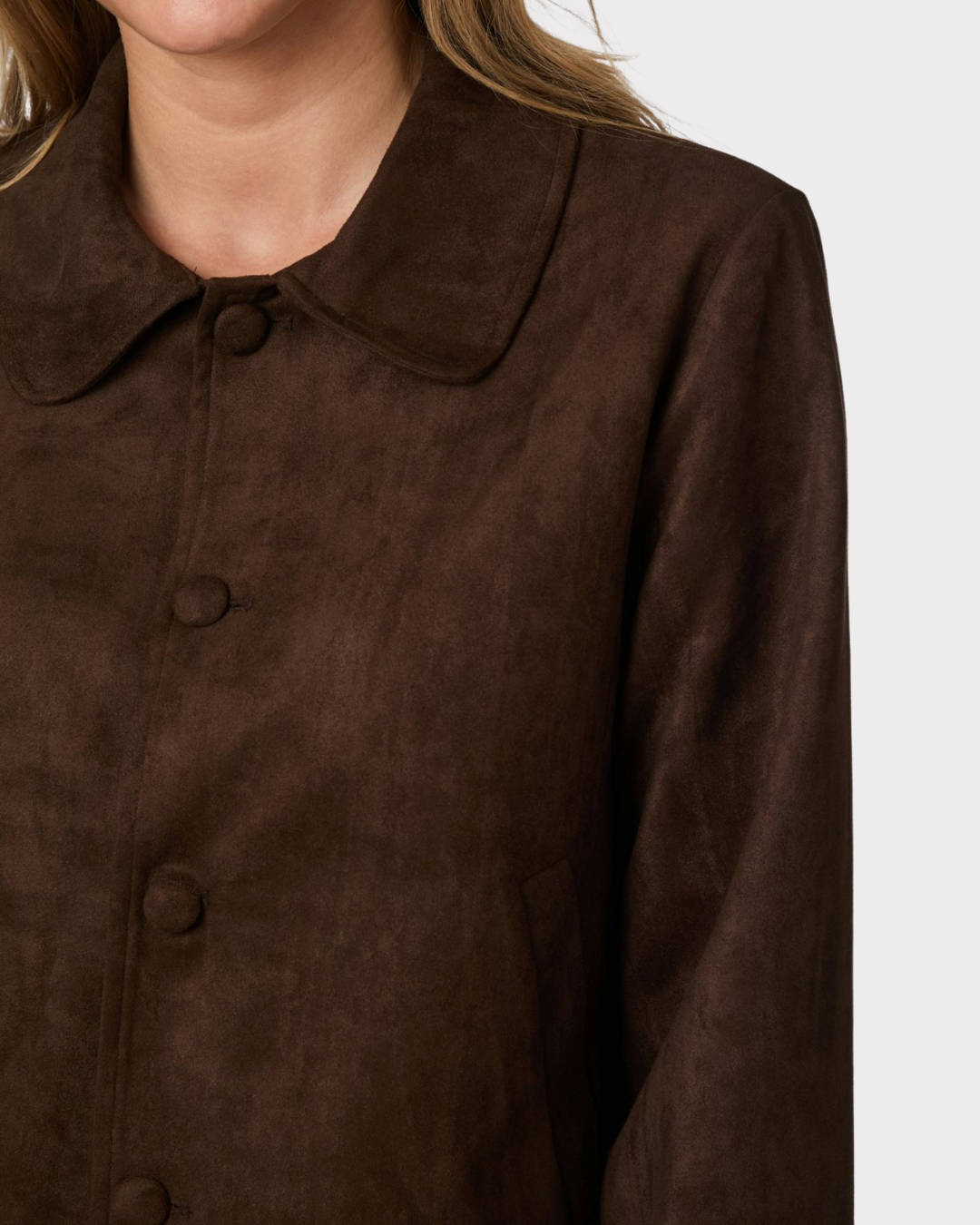 Nilo Faux Suede Jacket-Ytterjakker-Neo Noir-Aandahls