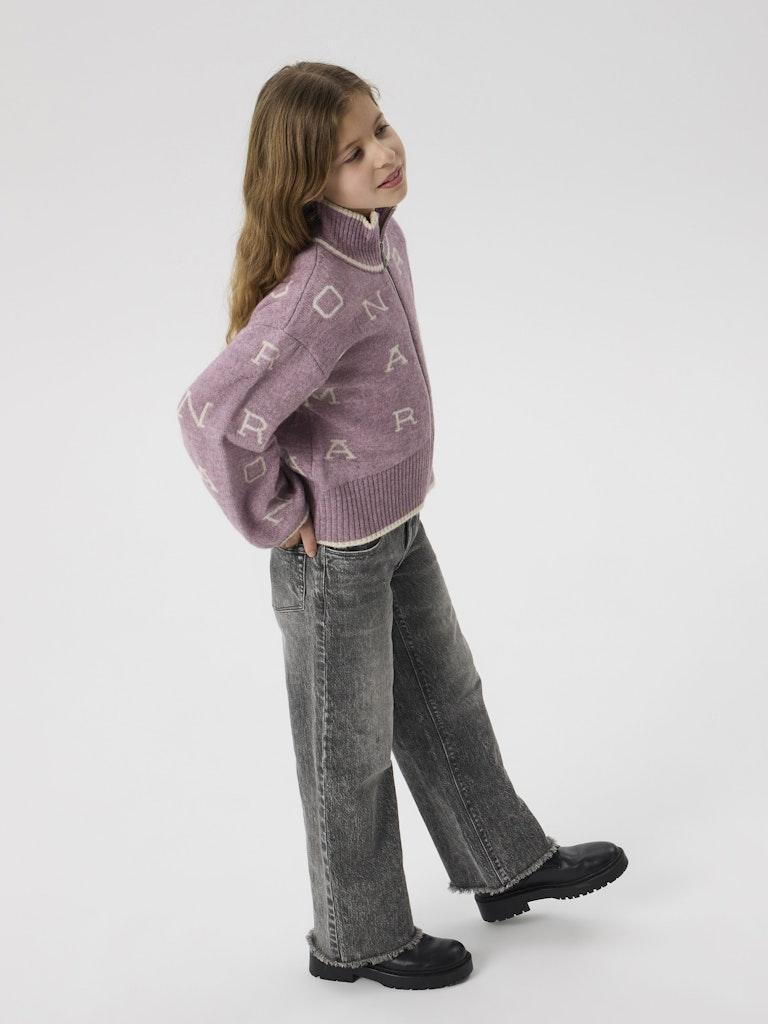 Nkfneify LS oversize knit card w zip-Strikk-Name it-Aandahls