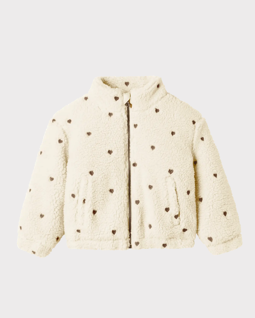 Nmfnalo Sherpa Loose Jacket Lil-Ytterjakker-Lil-Atelier-Aandahls