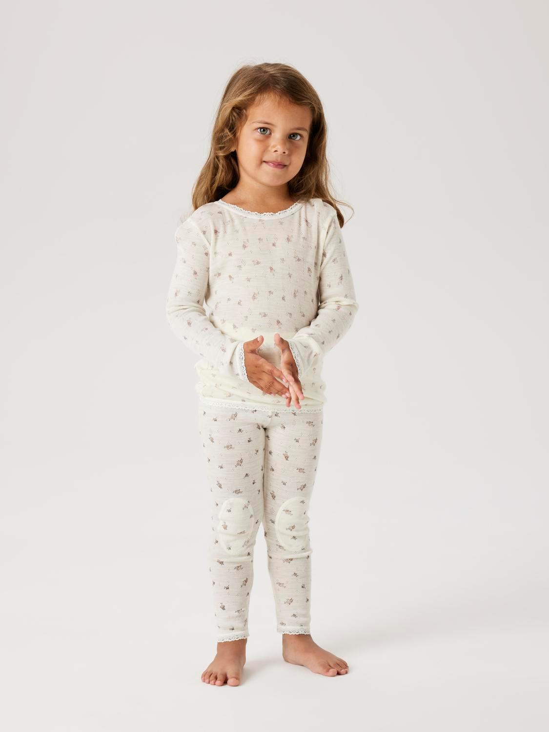 Nmfwang Wool Needle Legging Noos-Ull-Name it-Aandahls