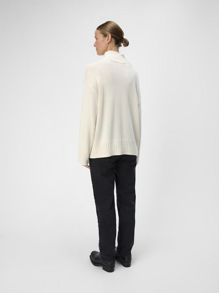 OBJAGNES LO LS H.NECK KNIT PULLOVER NOOS-Genser-Object Collectors Item-Aandahls