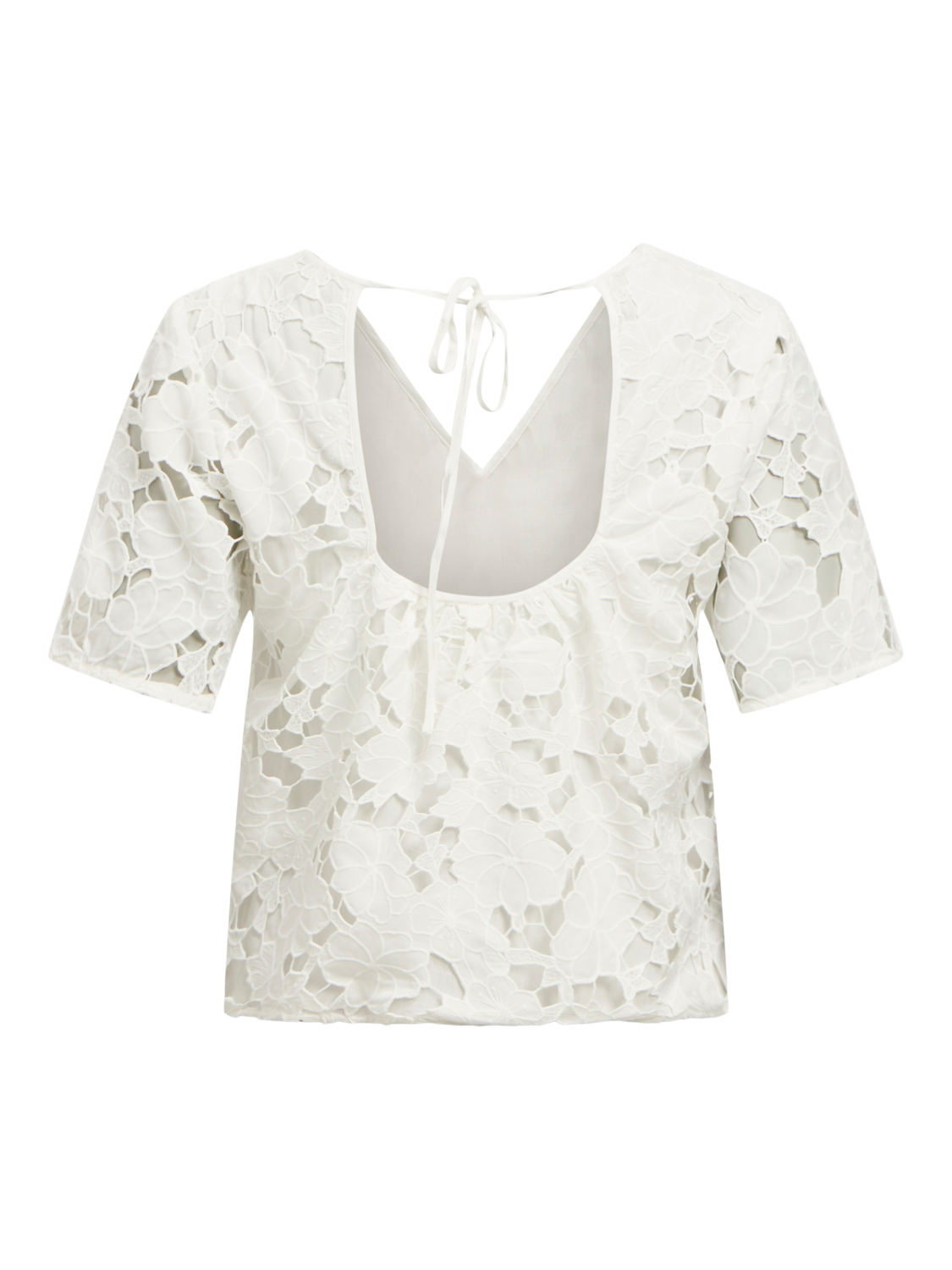 OBJNELLIE RE S/S V-NECK TOP 138-Overdel-Object Collectors Item-Aandahls