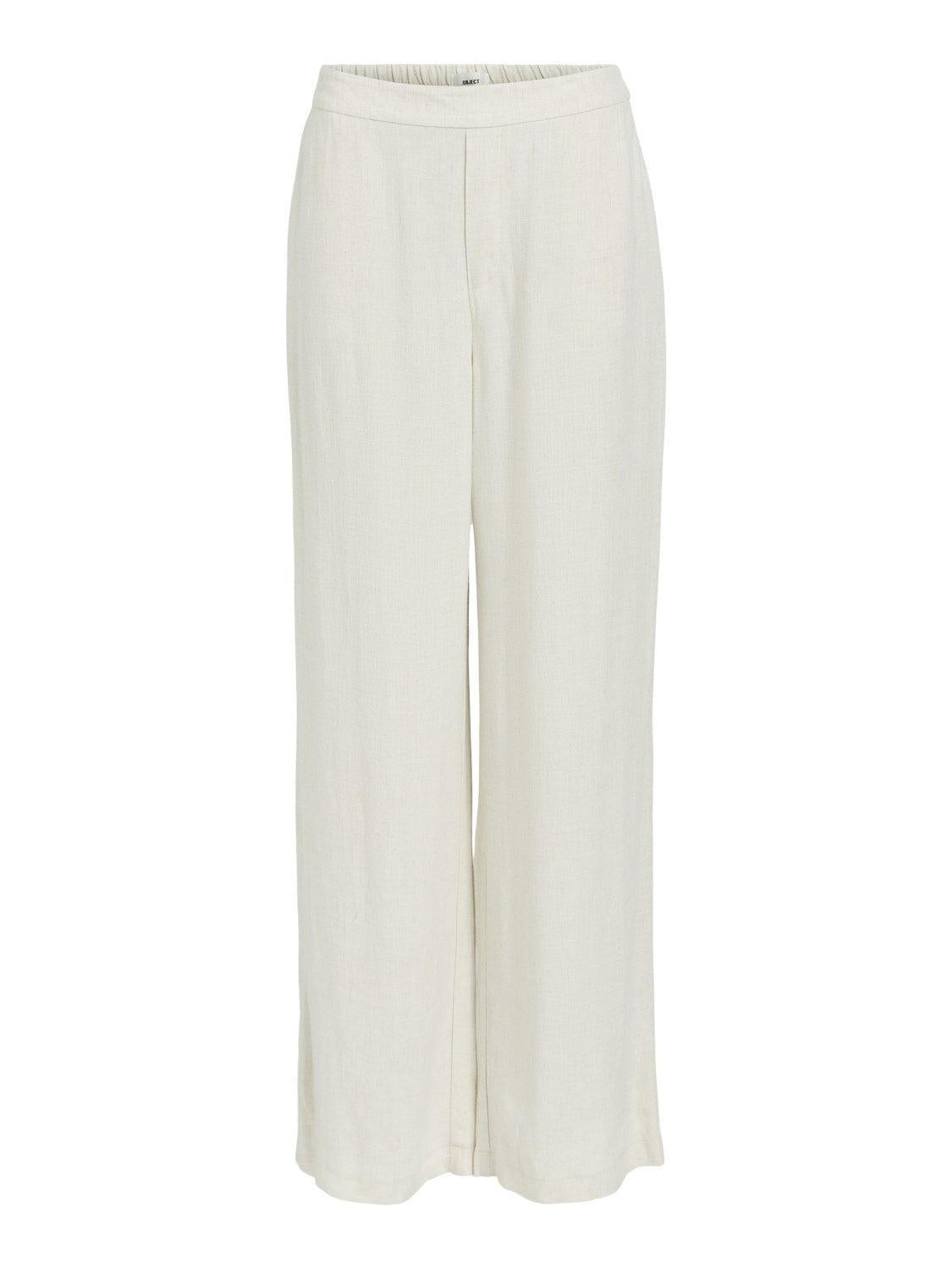 OBJSANNE ALINE WIDE PANT NOOS-Bukser-Object Collectors Item-Aandahls