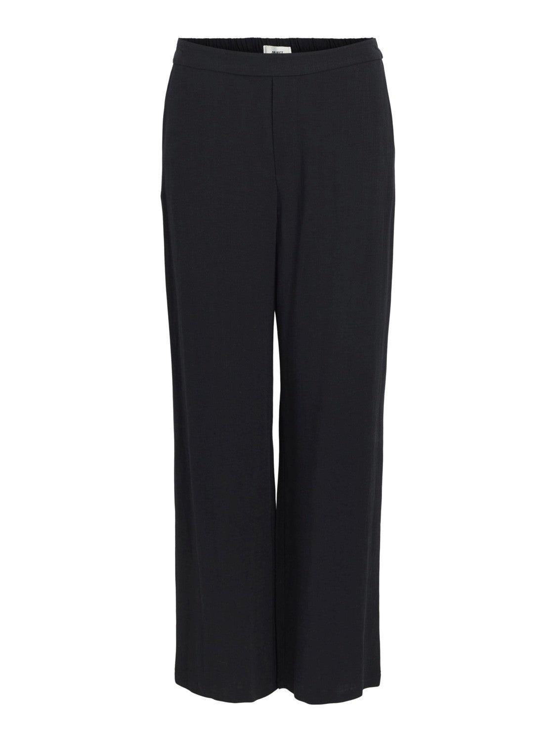 OBJSANNE ALINE WIDE PANT NOOS-Bukser-Object Collectors Item-Aandahls