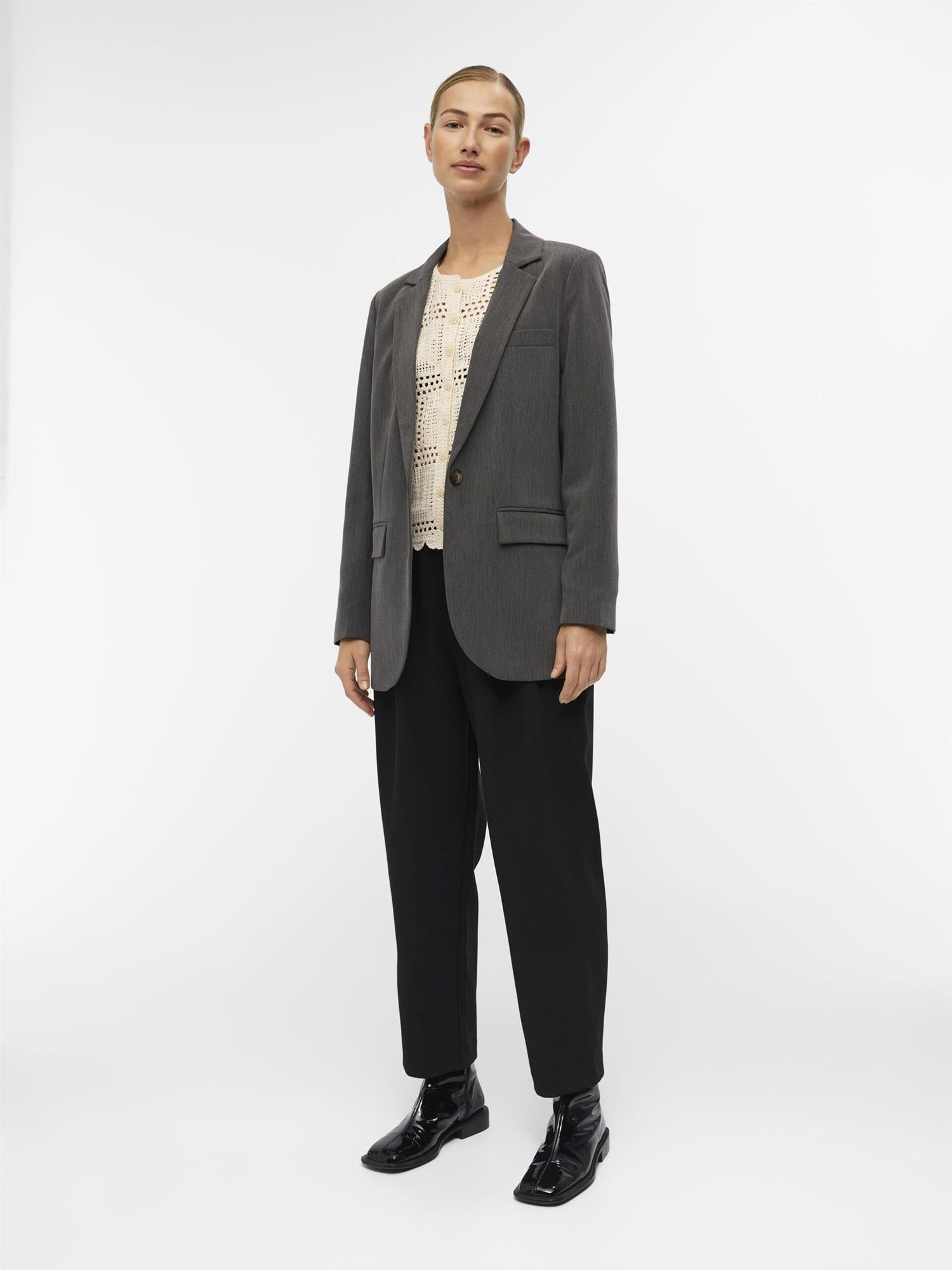OBJSIGRID L/S BLAZER-Blazer-Object Collectors Item-Aandahls