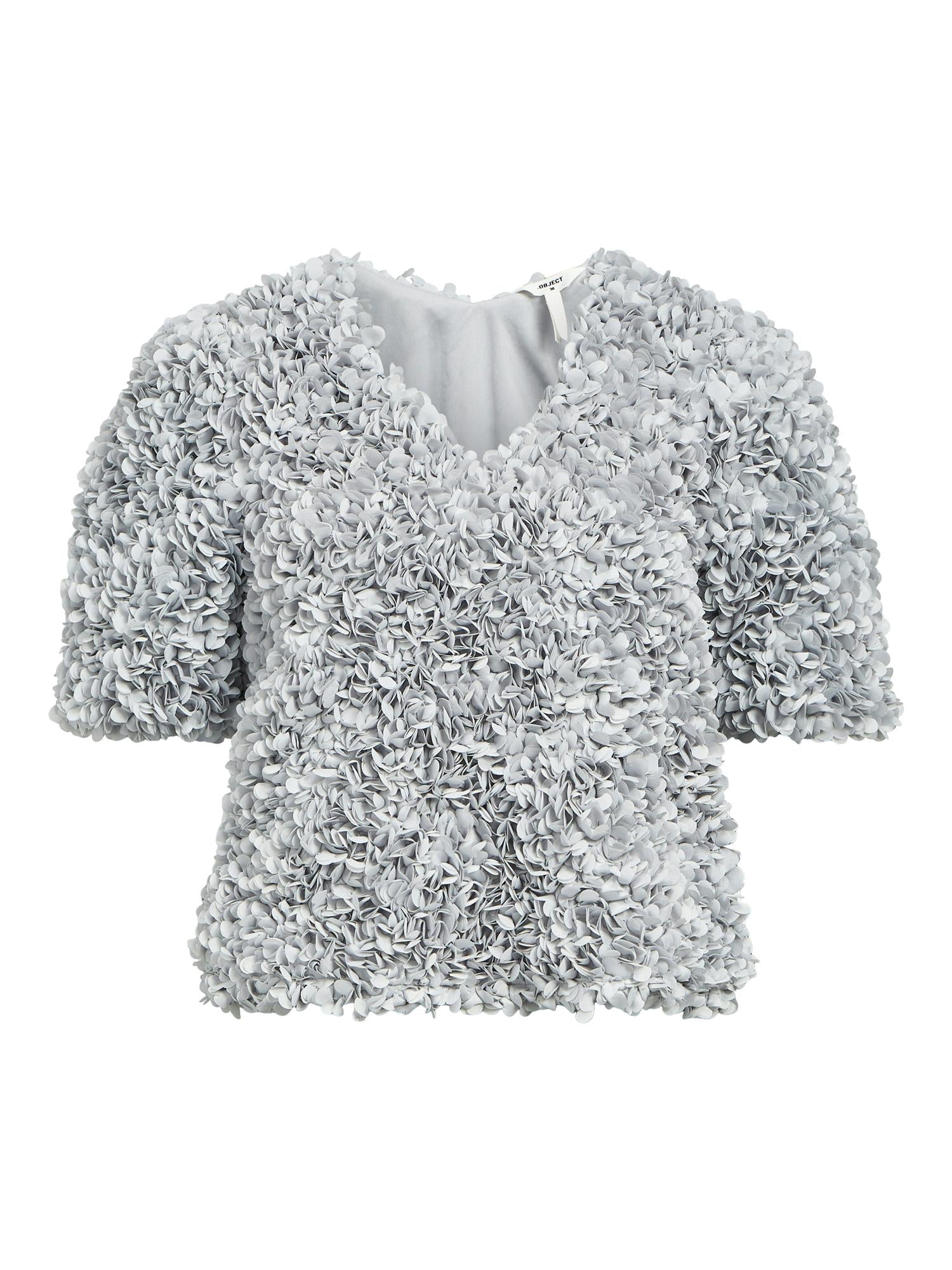 OBJSPARTA S/S V-NECK TOP 136-Topp-Object Collectors Item-Aandahls