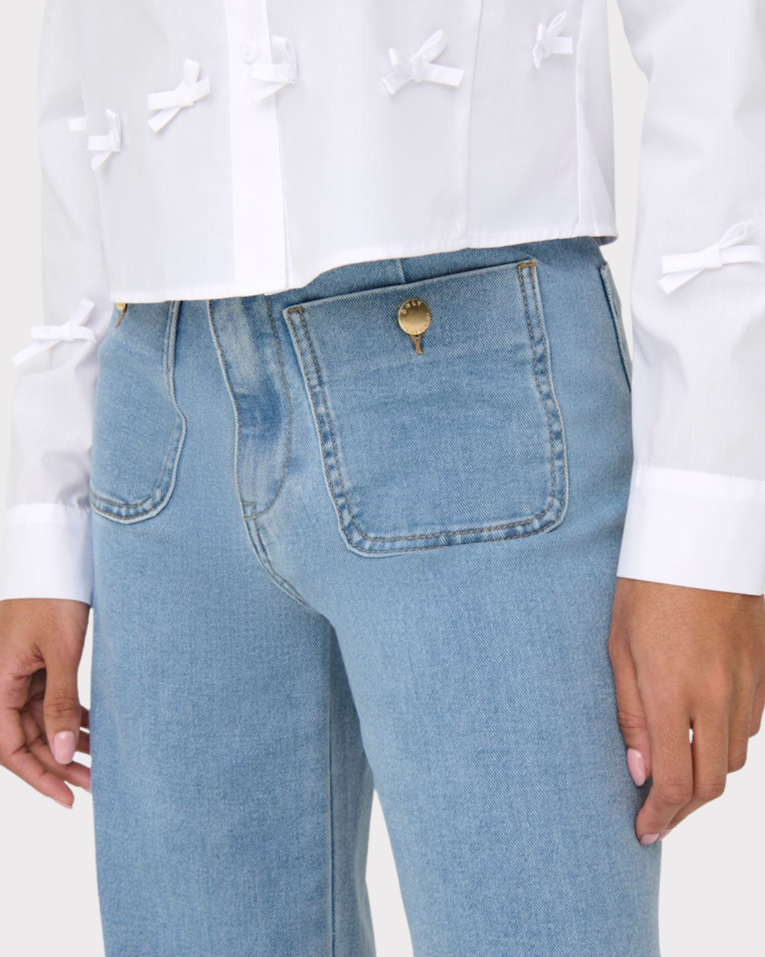ONLMADELINE HW WIDE POCKET DNM GUA221-Jeans-ONLY-Aandahls