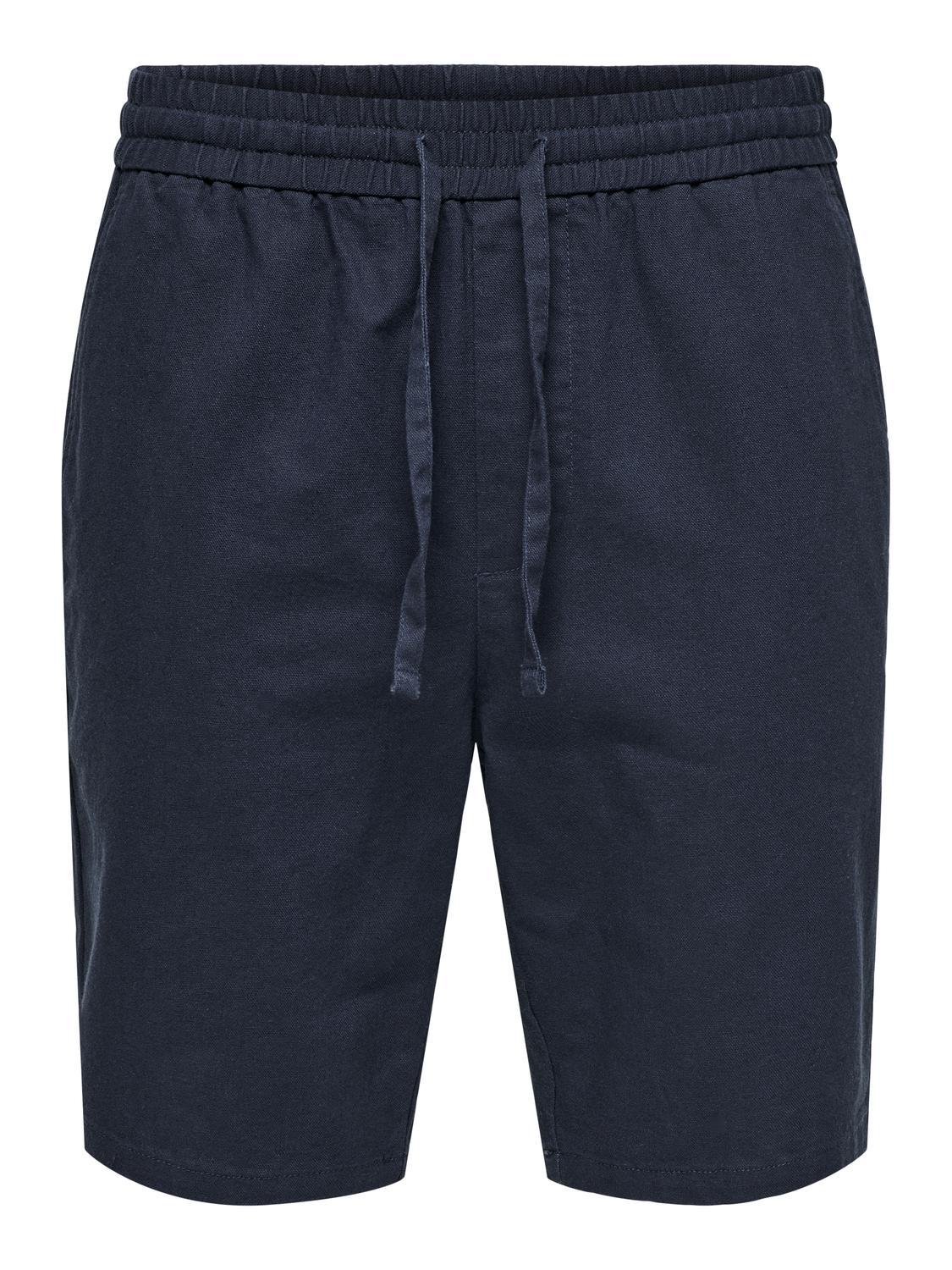 ONSLINUS 0007 COT LIN SHORTS NOOS-Shorts-Only & Sons-Aandahls