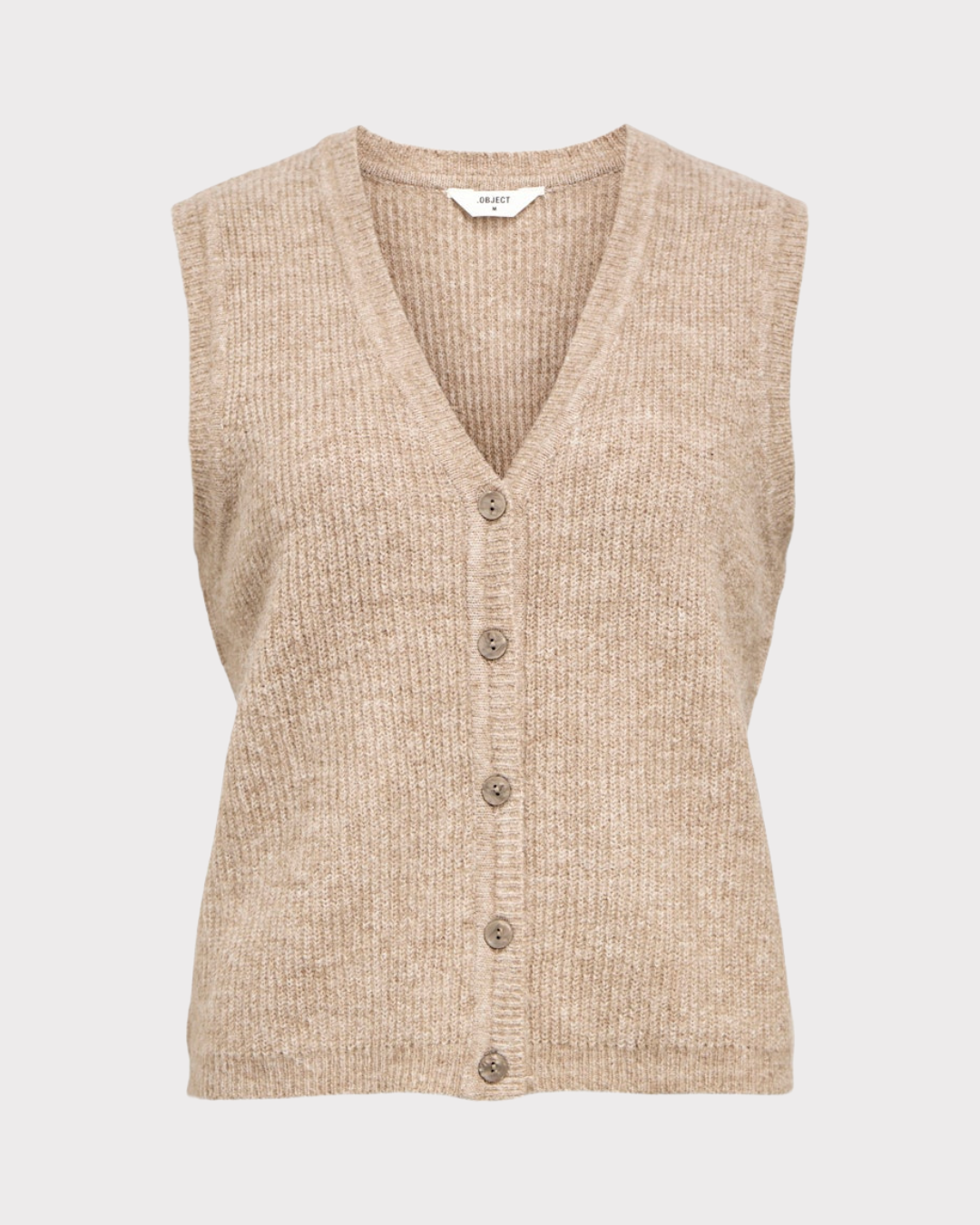 Objdiana Re V-Neck Knit Vest Noos-Genser-OBJECT-Aandahls
