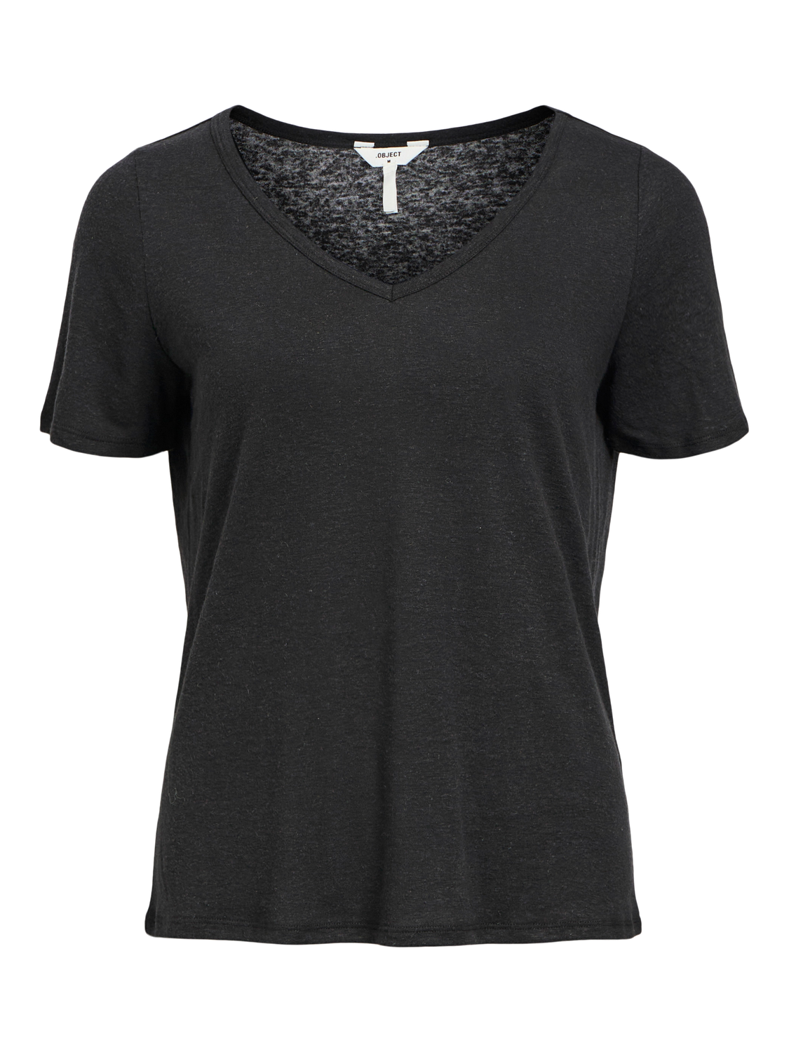 Objthea S/S Re V-neck Top Noos-T-shirt-Object Collectors Item-Aandahls