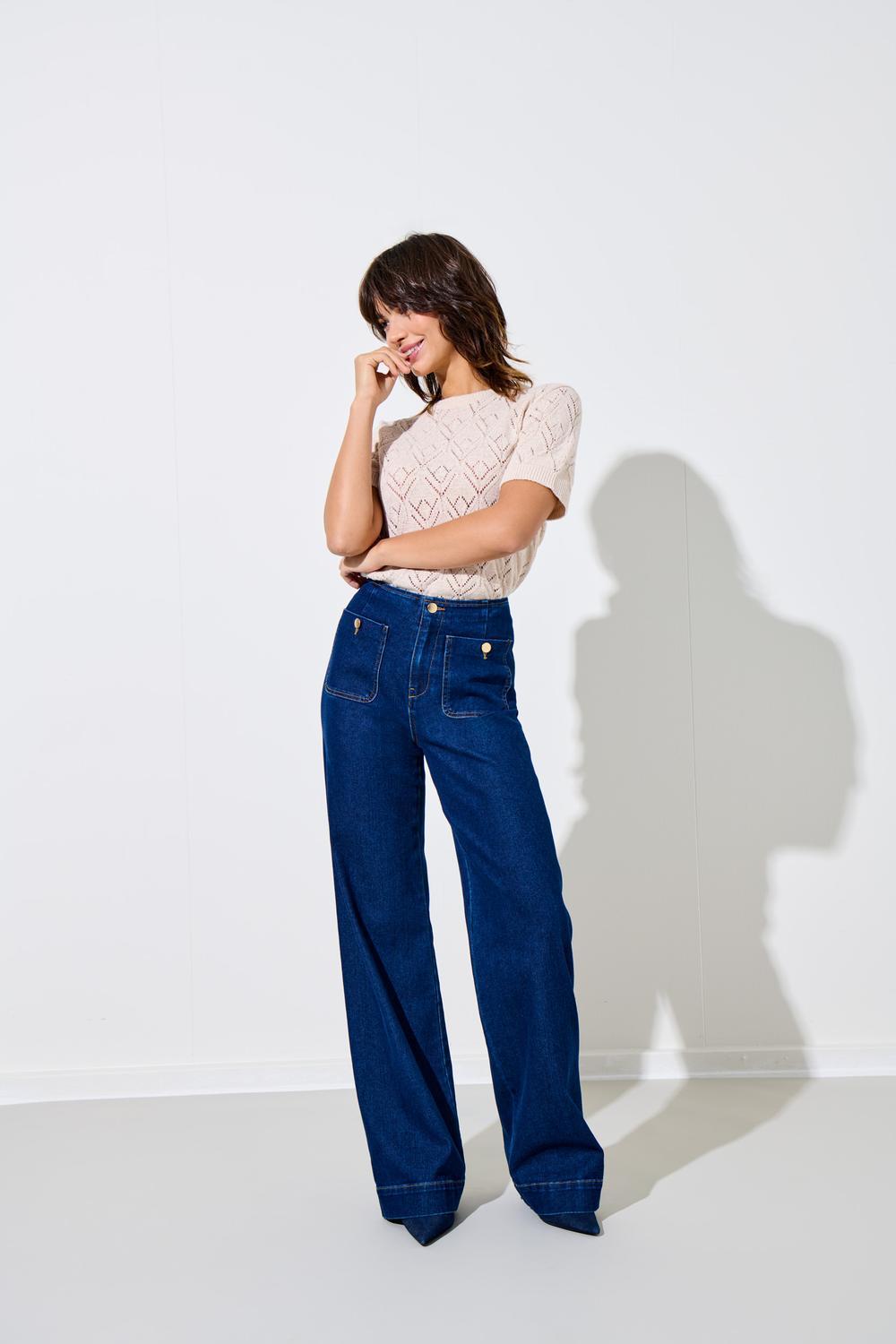 Onlmadeline Hw Wd Pocket Dnm Gua113 Noos-Jeans-ONLY-Aandahls