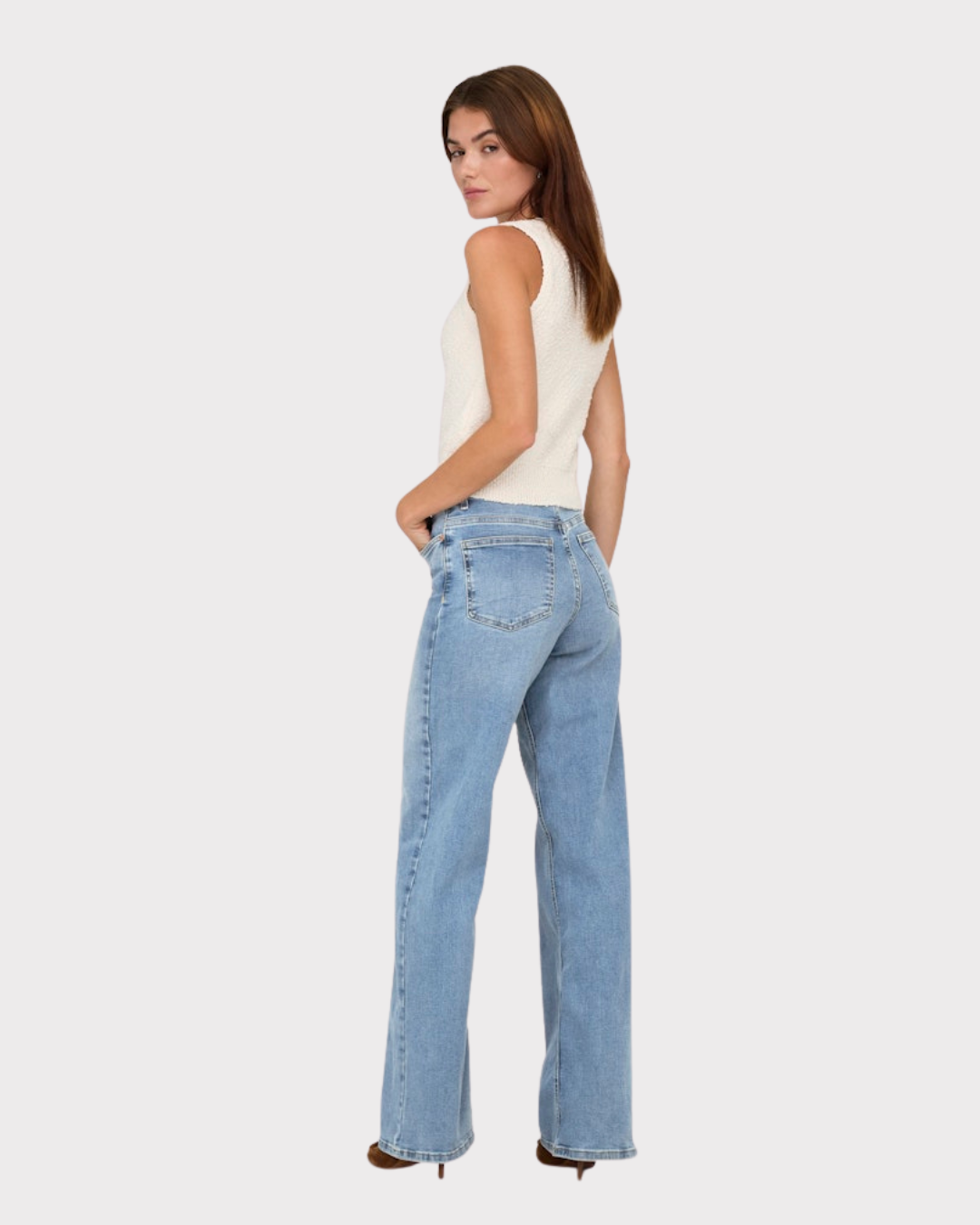 Onlmadison Blush HW Wide DNM Cro371 Noos-Jeans-ONLY-Aandahls
