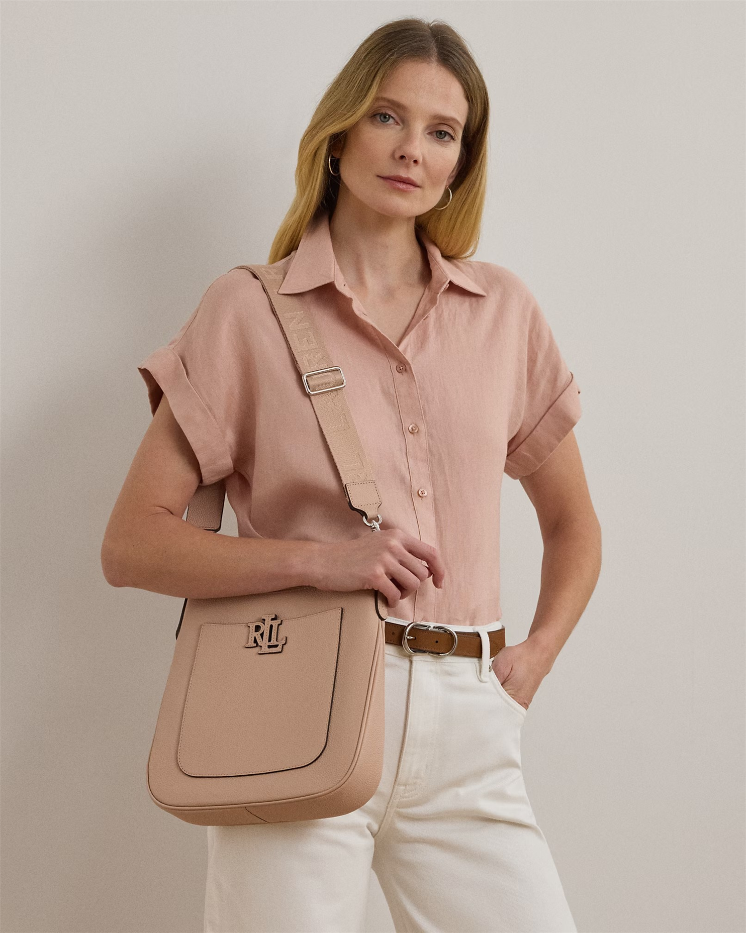 Pebbled Leather large cameryn crossbody-Accessories-Polo Ralph Lauren-Aandahls