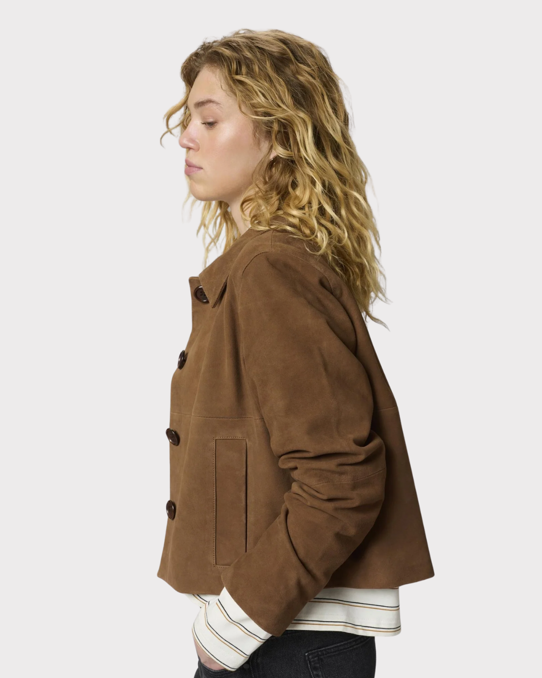 Petramw Suede Jacket-Yttertøy-My Essential Wardrobe-Aandahls