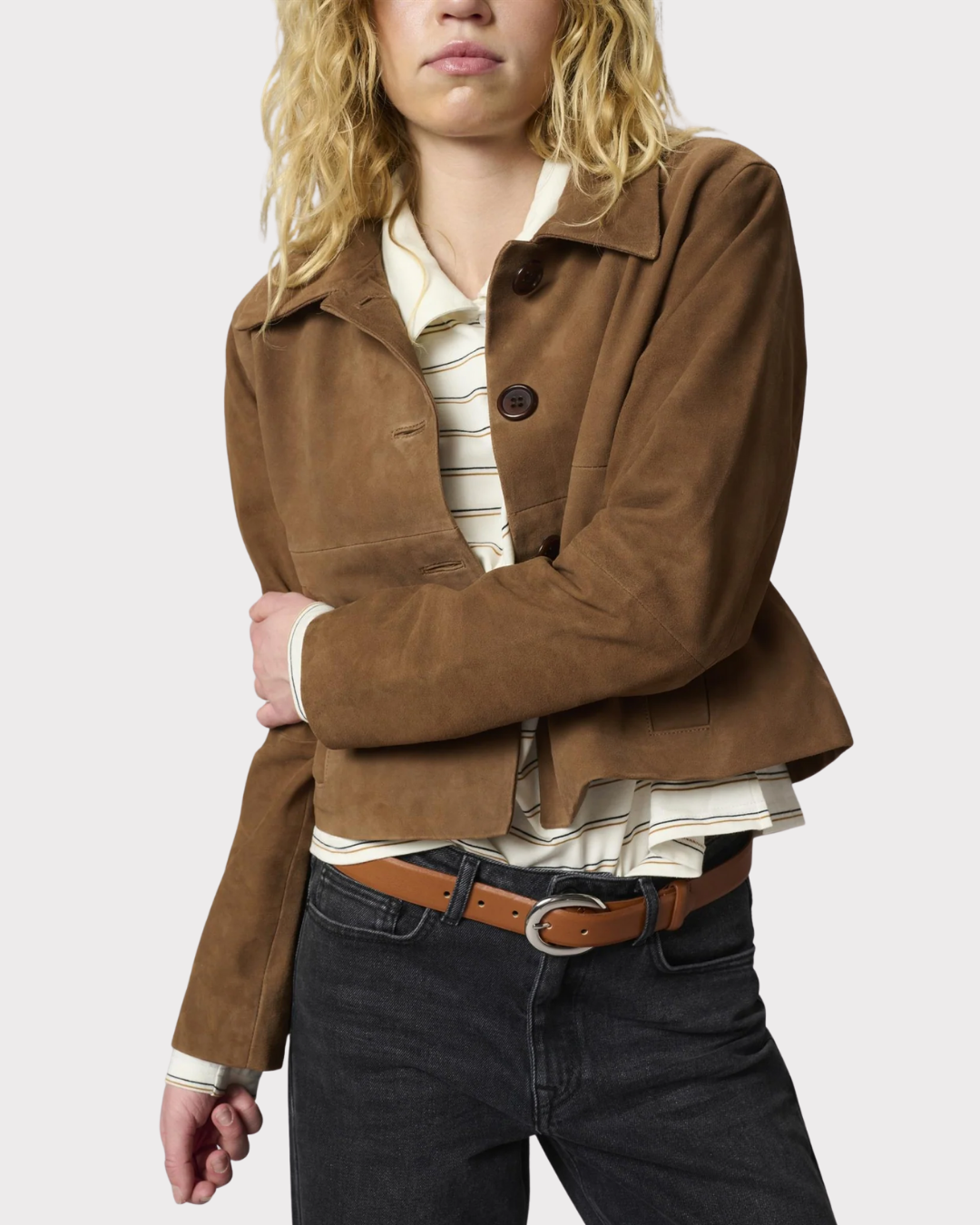 Petramw Suede Jacket-Yttertøy-My Essential Wardrobe-Aandahls