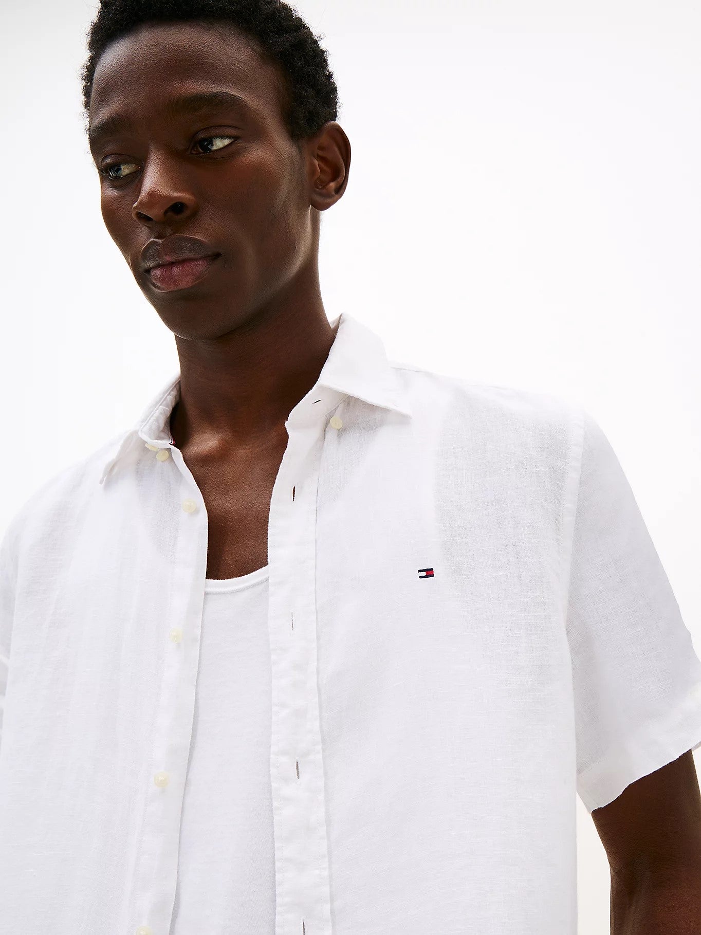 Pigment dyed linen-Skjorte-Tommy Hilfiger-Aandahls