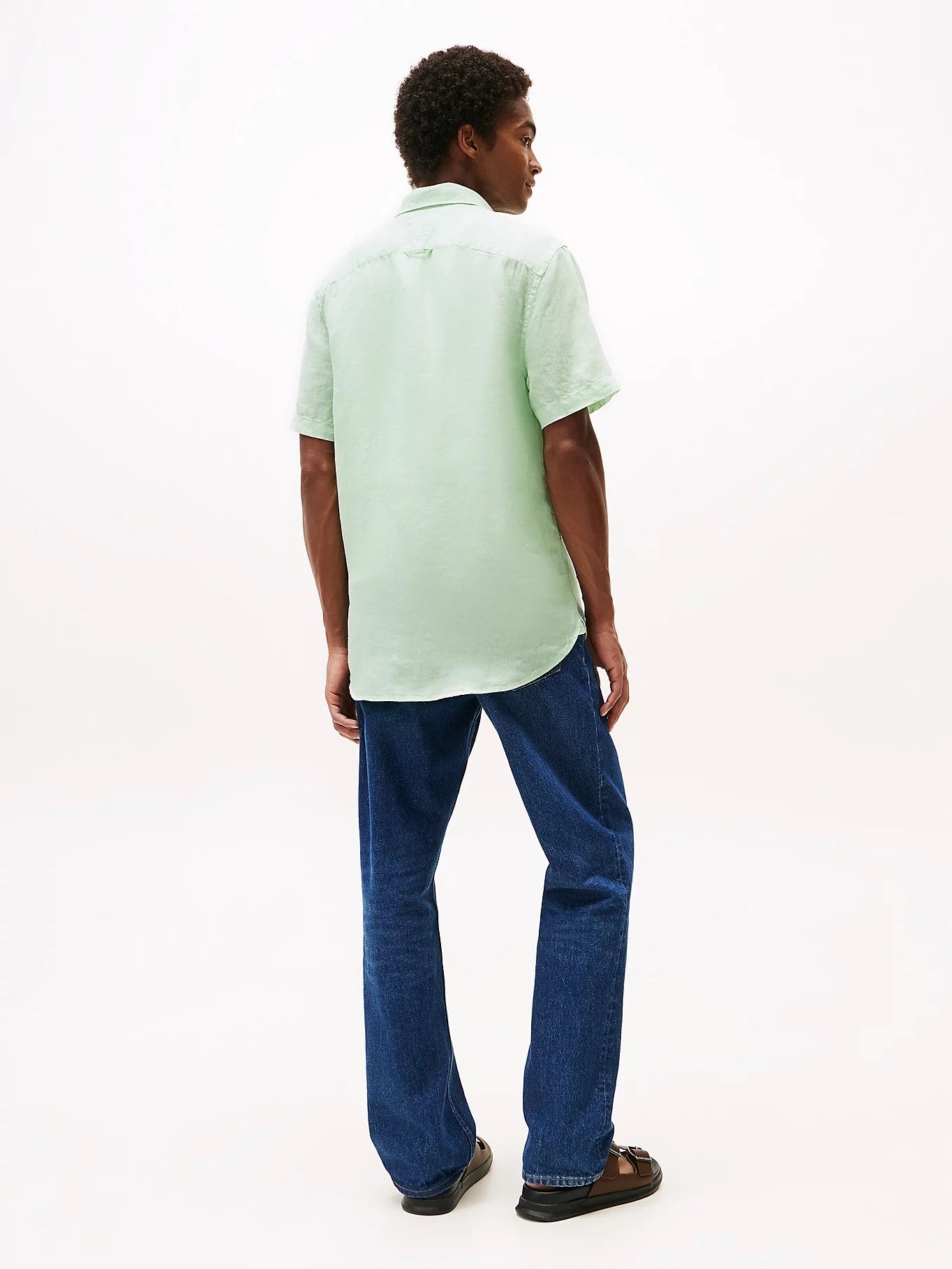 Pigment dyed linen shirt-Skjorte-Tommy Hilfiger-Aandahls