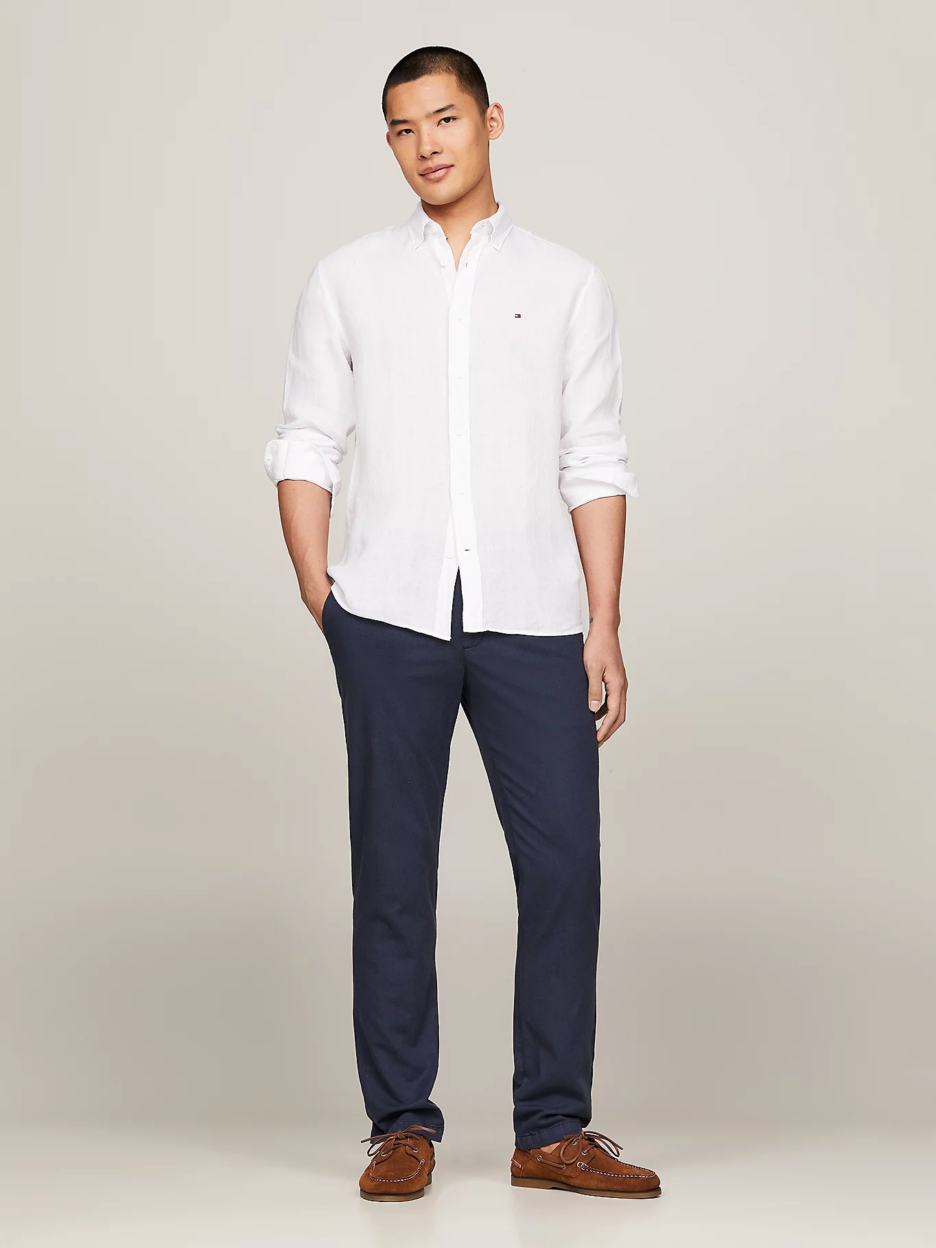 Pigment dyed rf shirt-Skjorte-Tommy Hilfiger-Aandahls
