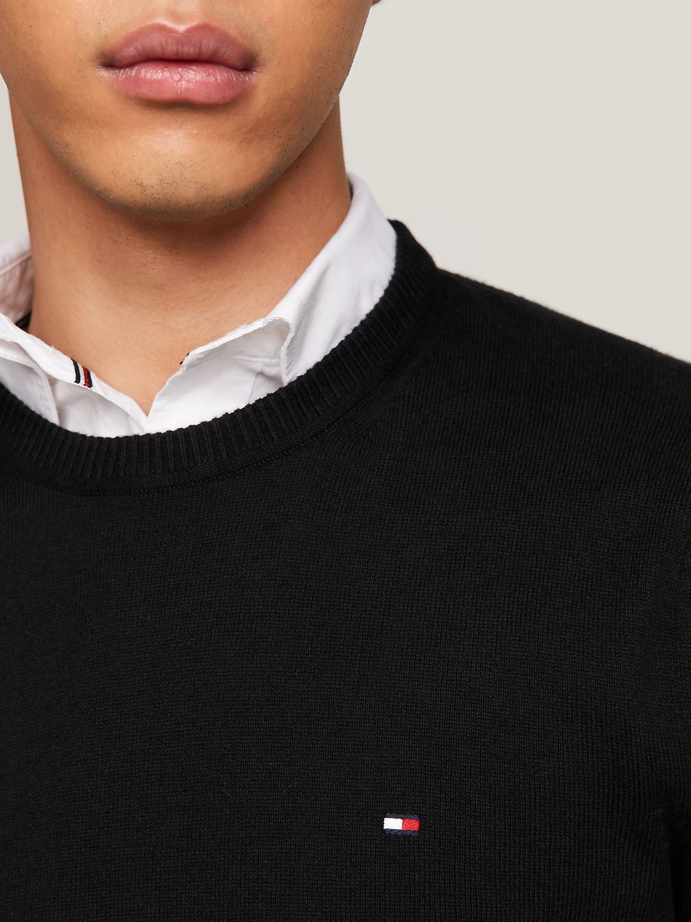 Pima org ctn cashmere crew-Genser-Tommy Hilfiger-Aandahls