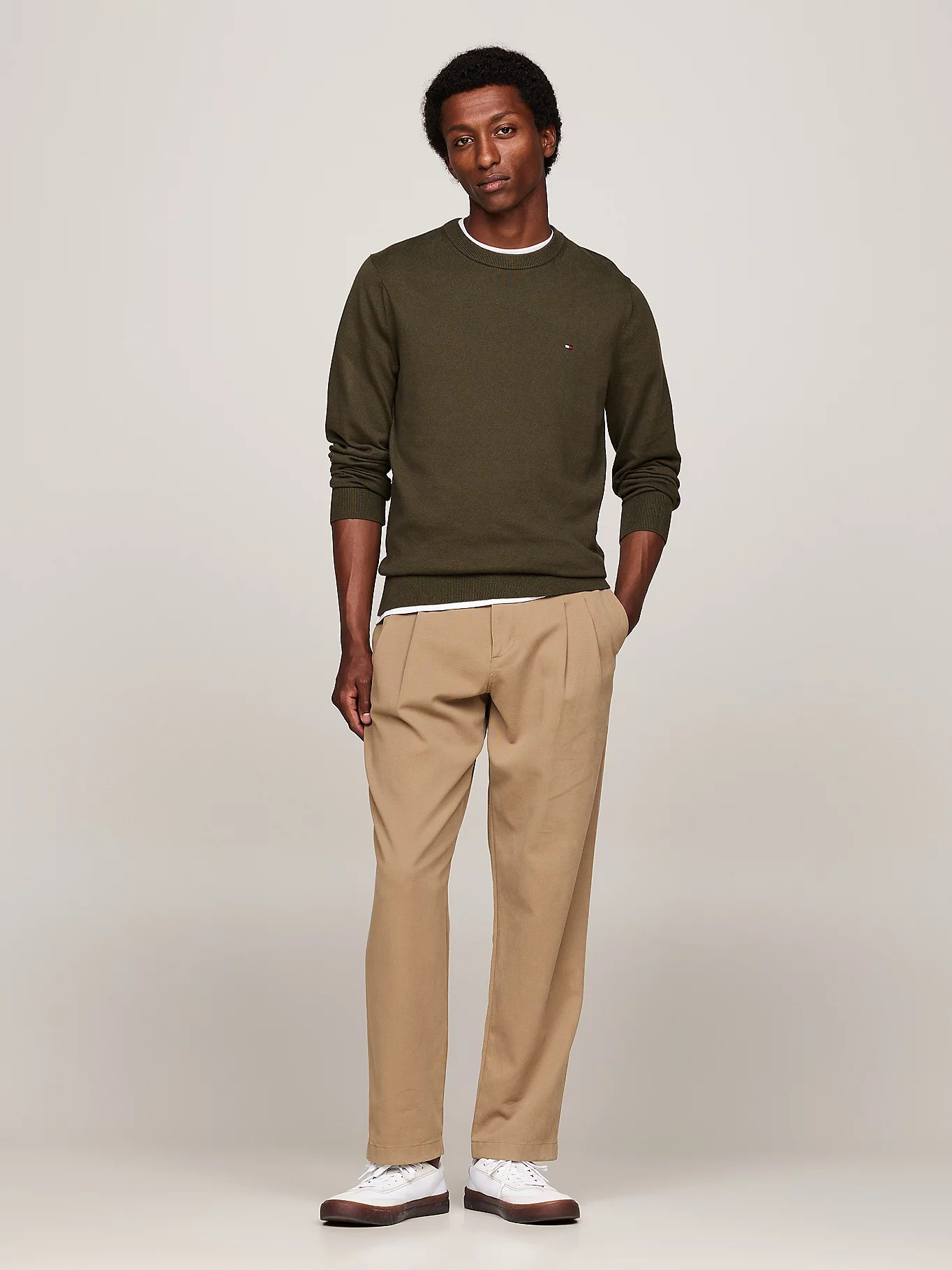 Pima org ctn cashmere crew-Genser-Tommy Hilfiger-Aandahls
