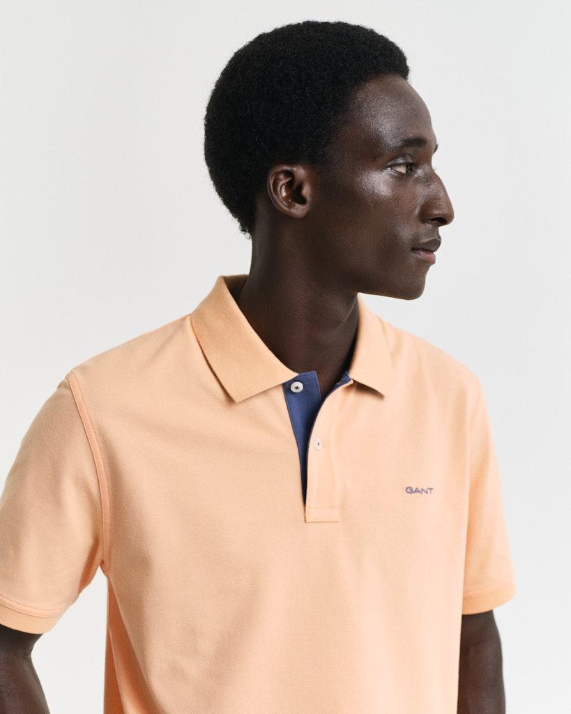 Piquéskjorte Med Kontrastdetaljer-T-shirt-Gant-Aandahls