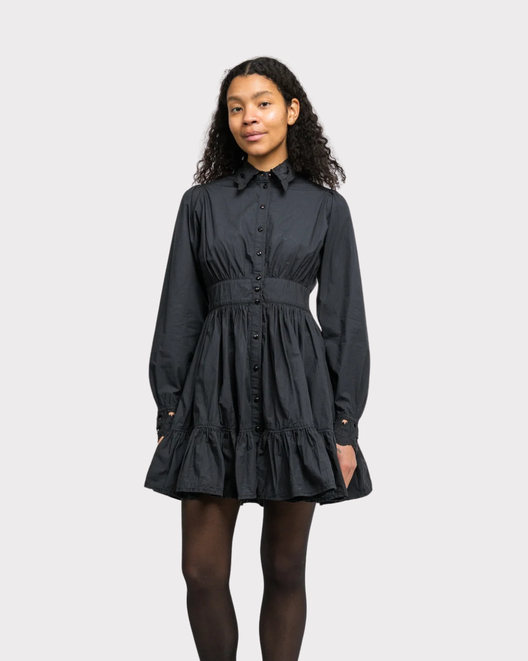 Poplin Mini Dress-Kjole-ByTimo-Aandahls
