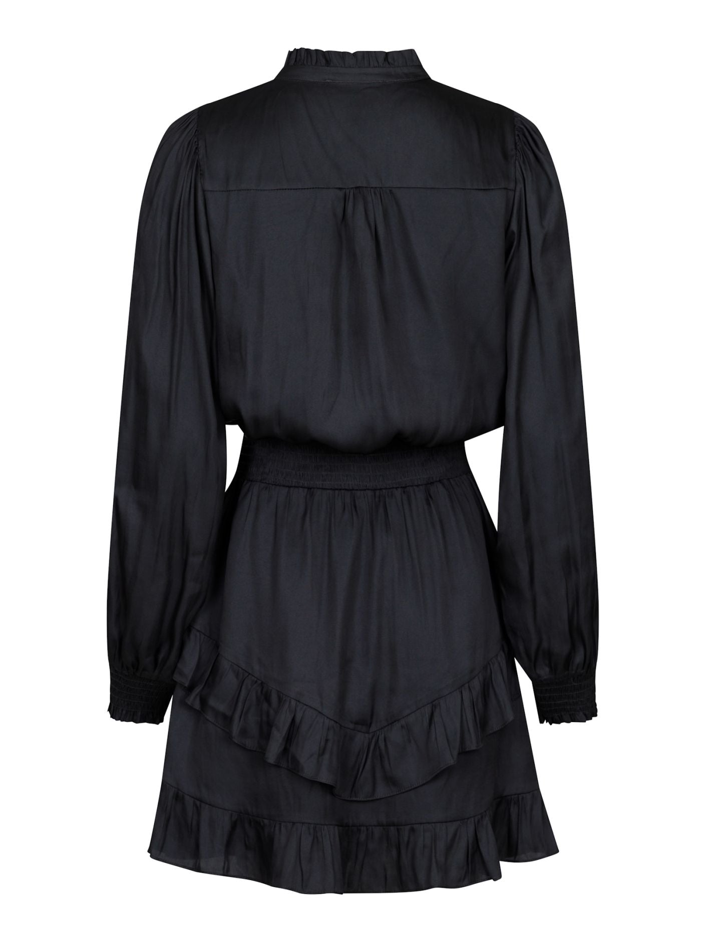 Porto Satin Dress-Kjole-Neo Noir-Aandahls