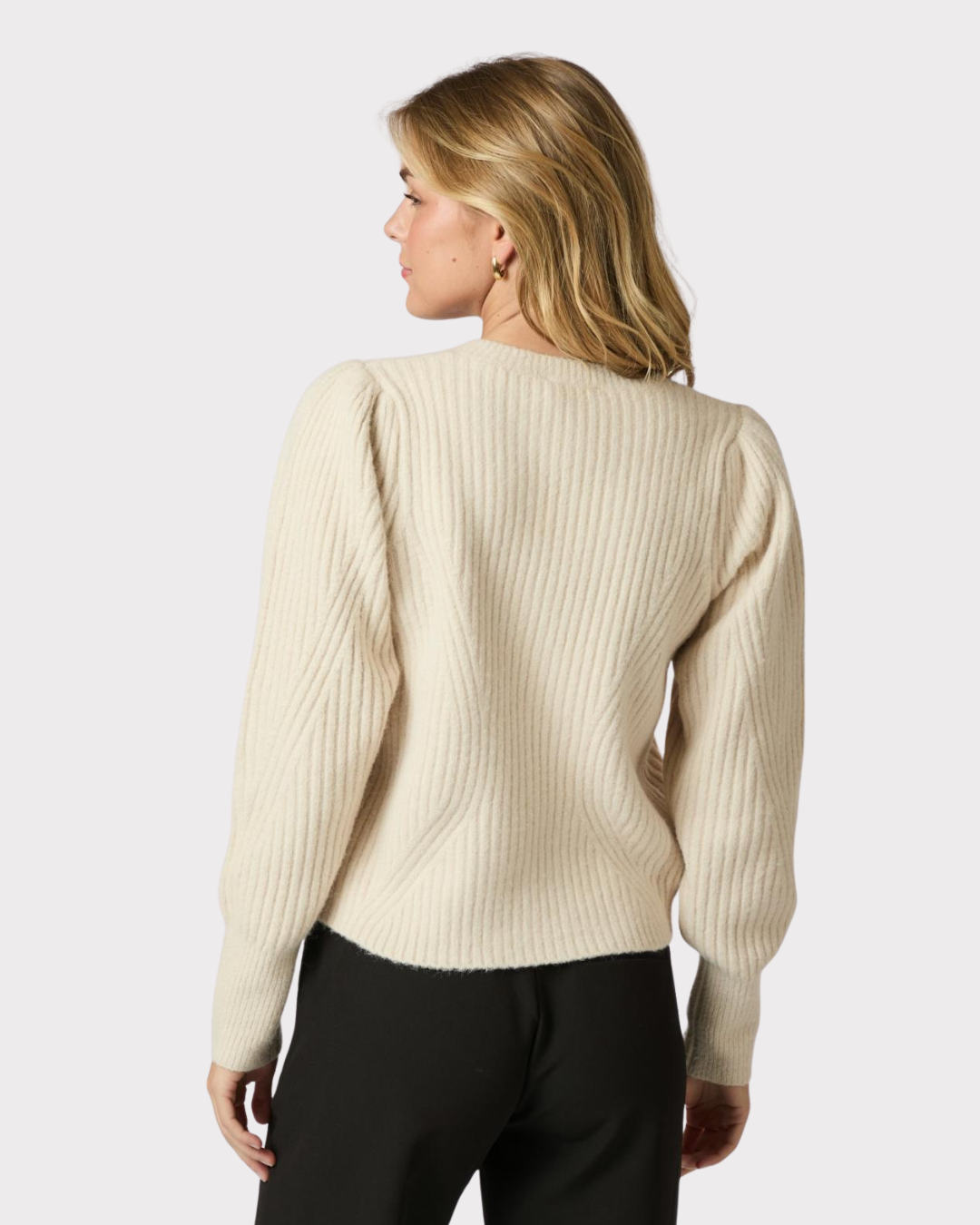 Puli Knit Cardigan-Genser-Neo Noir-Aandahls