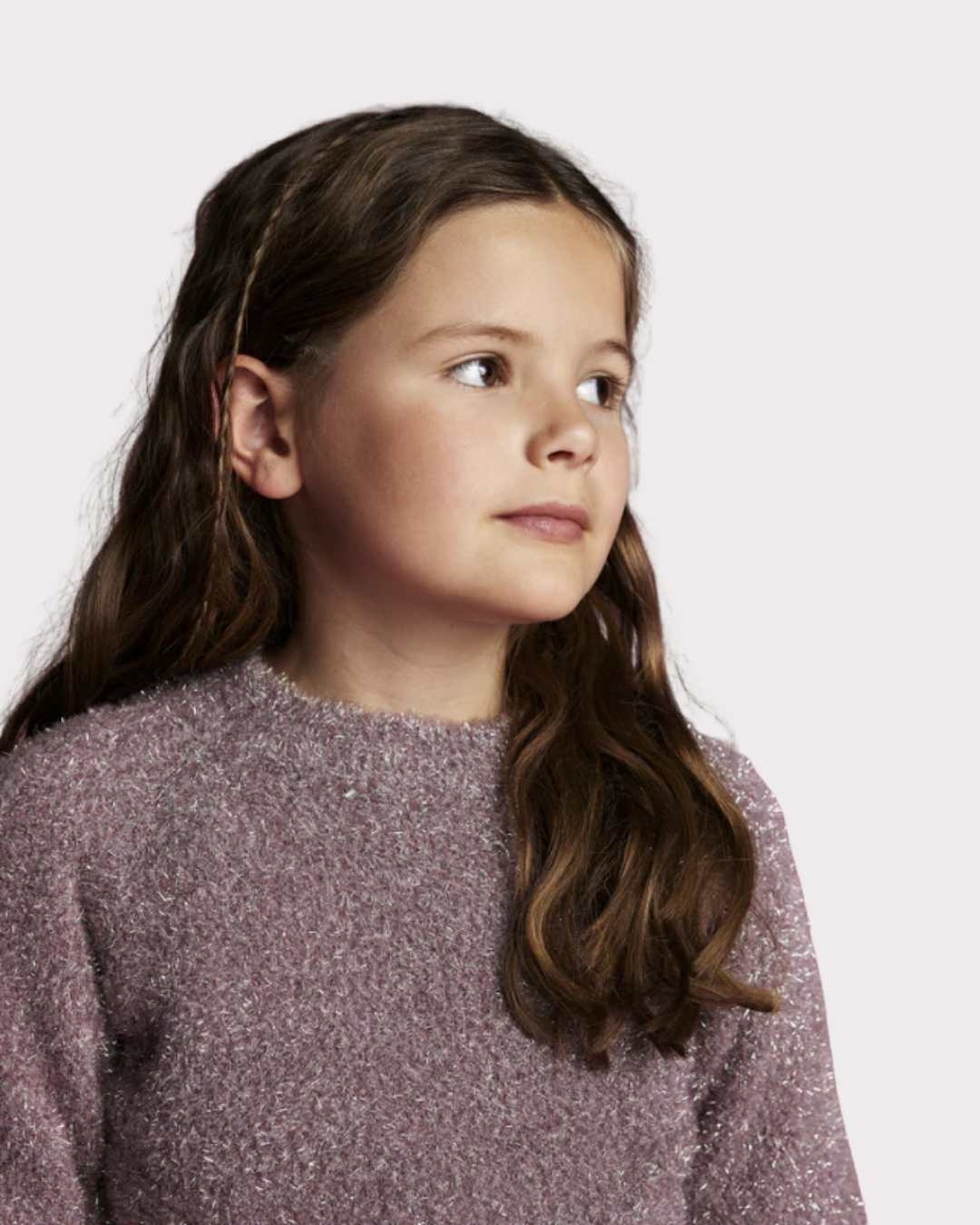 Pullover Knit Gitter-Genser-Creamie-Aandahls