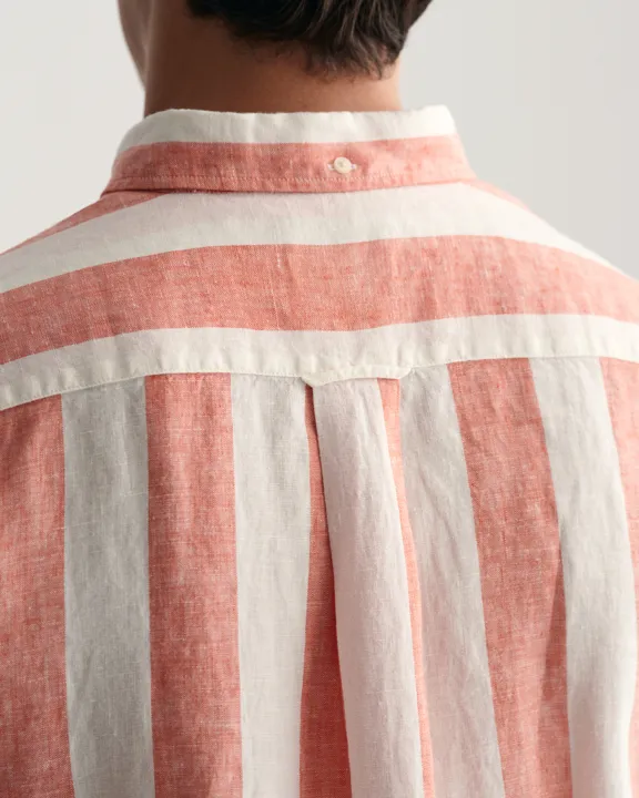REG BOLD STRIPE LINEN SHIRT-Skjorter-Gant-Aandahls