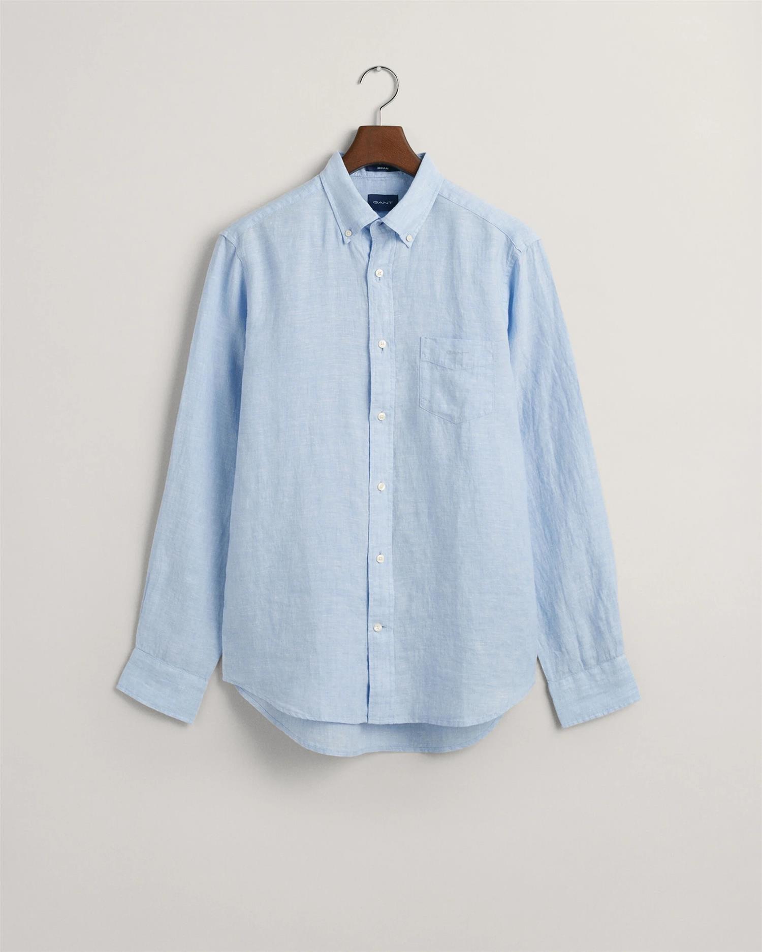 REG LINEN SHIRT-Skjorter-Gant-Aandahls