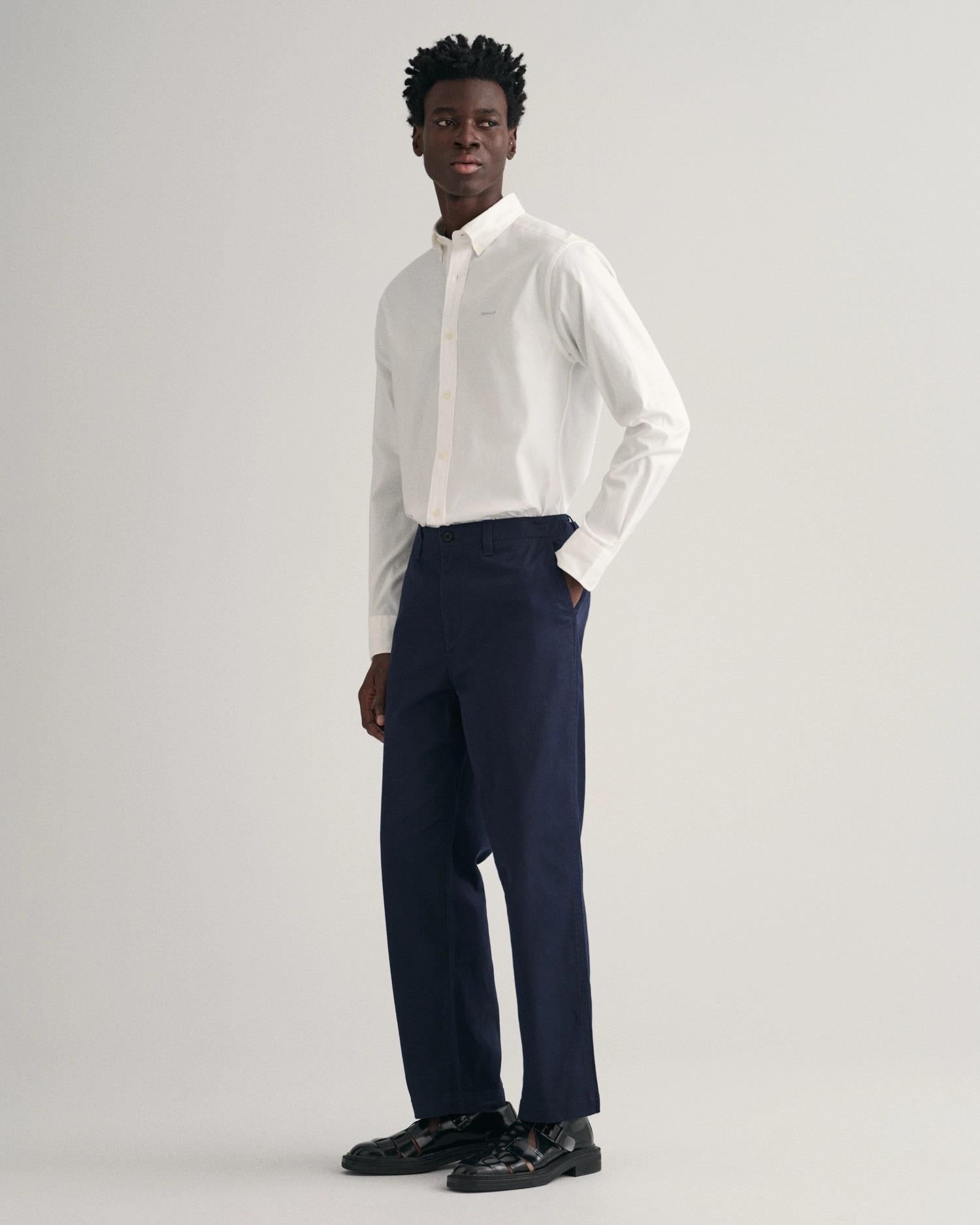 REG PINPOINT OXFORD SHIRT-Skjorter-Gant-Aandahls
