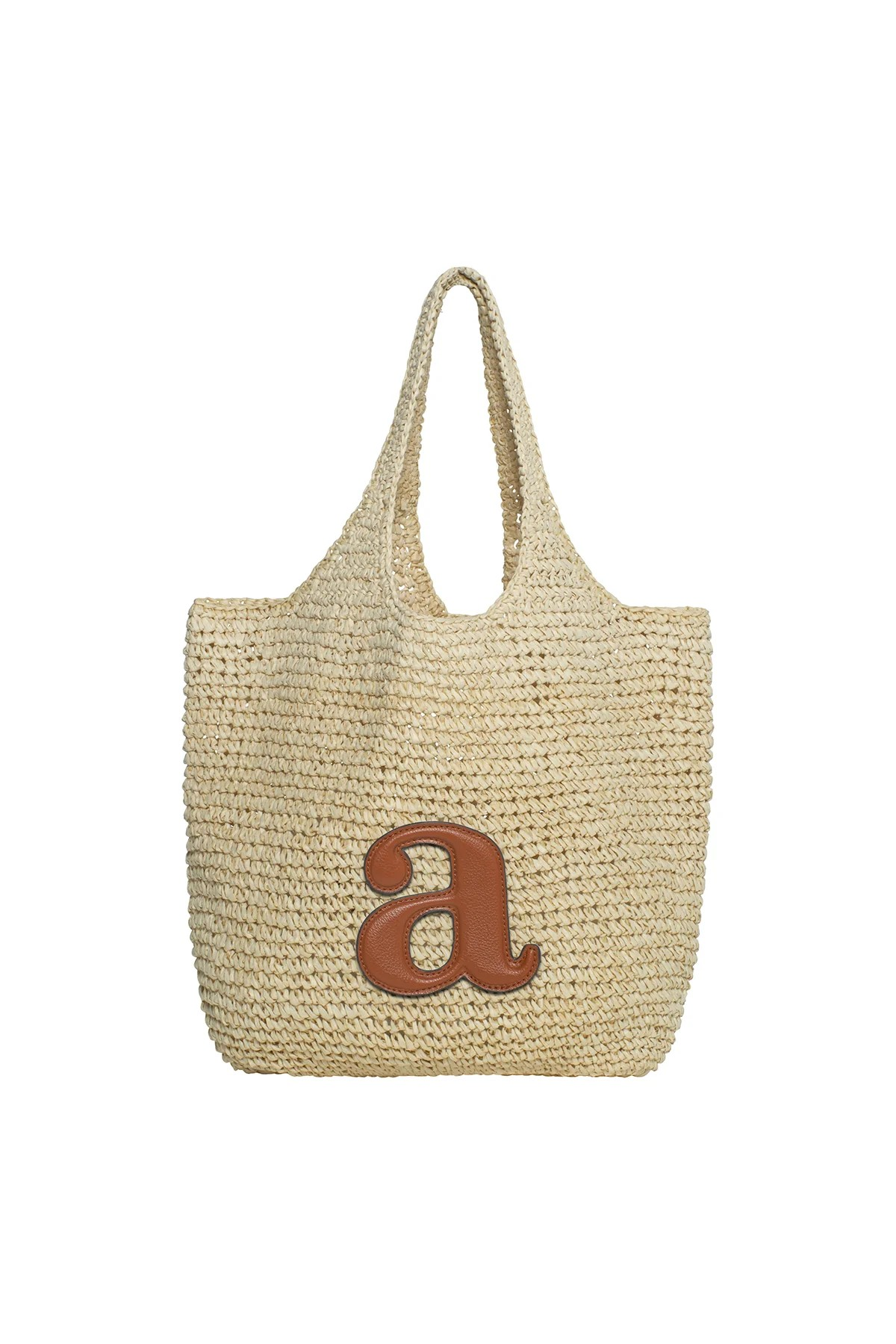 Raffia tote-Veske-Arnie Says-Aandahls
