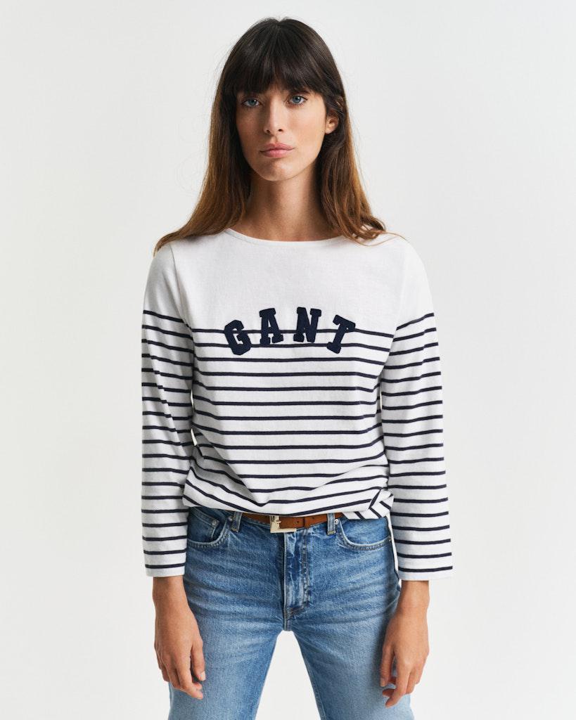 Reg Breton Boat Neck T-shirt-Genser-Gant-Aandahls